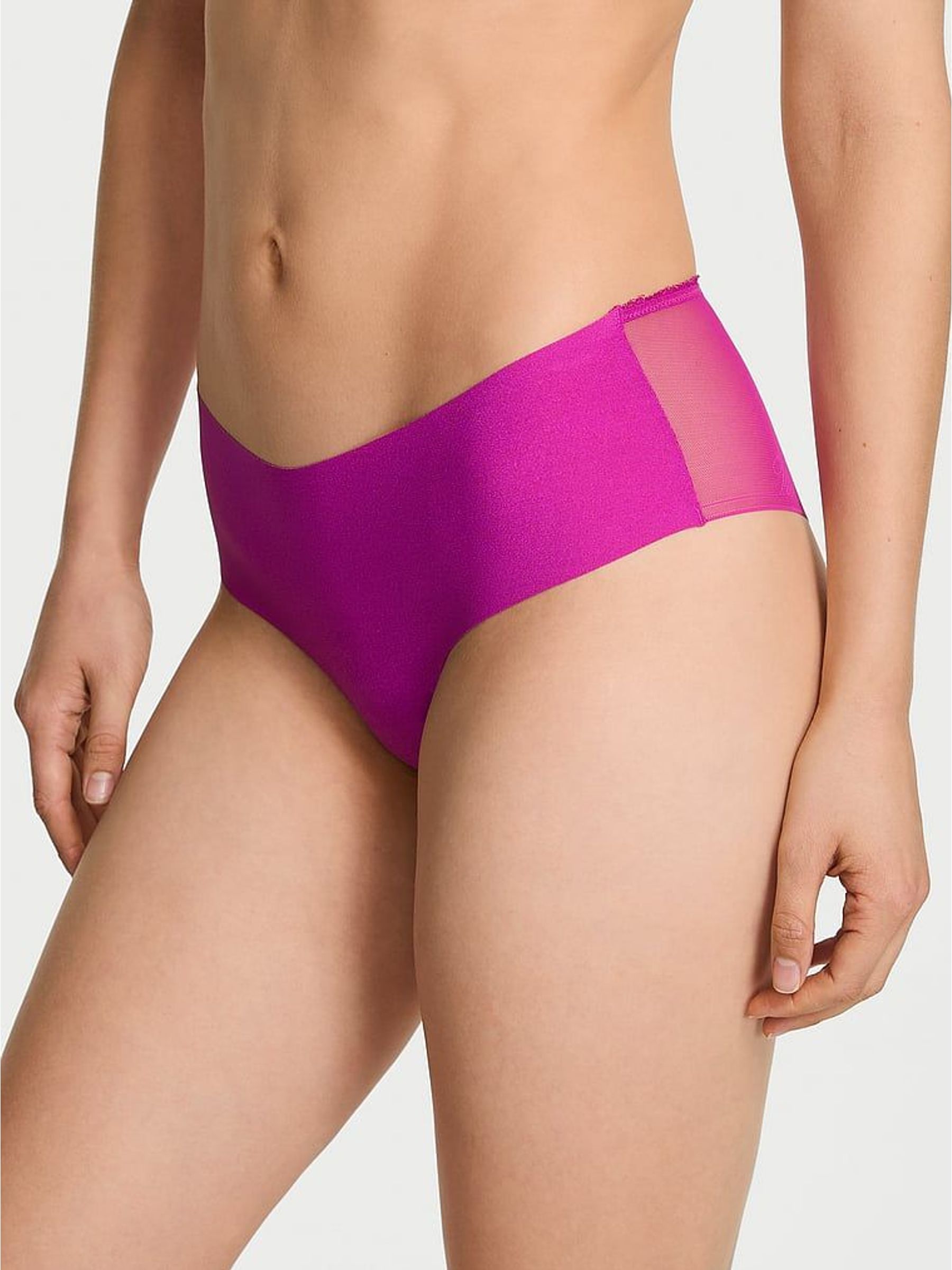 Allure Pink Cheeky Sheer Logo Knickers (W45593) | €11.50