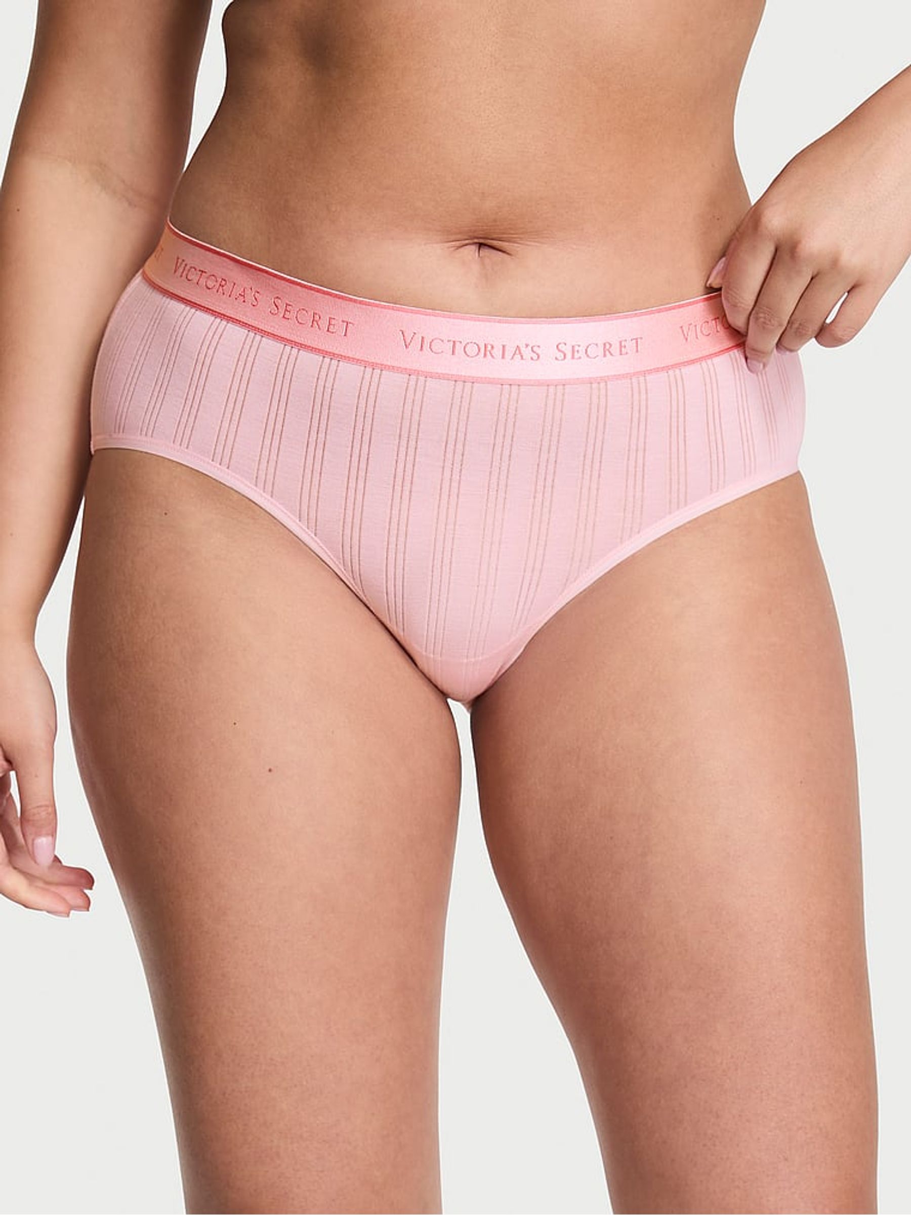 Pretty Blossom Pink Hipster Modal Logo Knickers (W45601) | €11.50