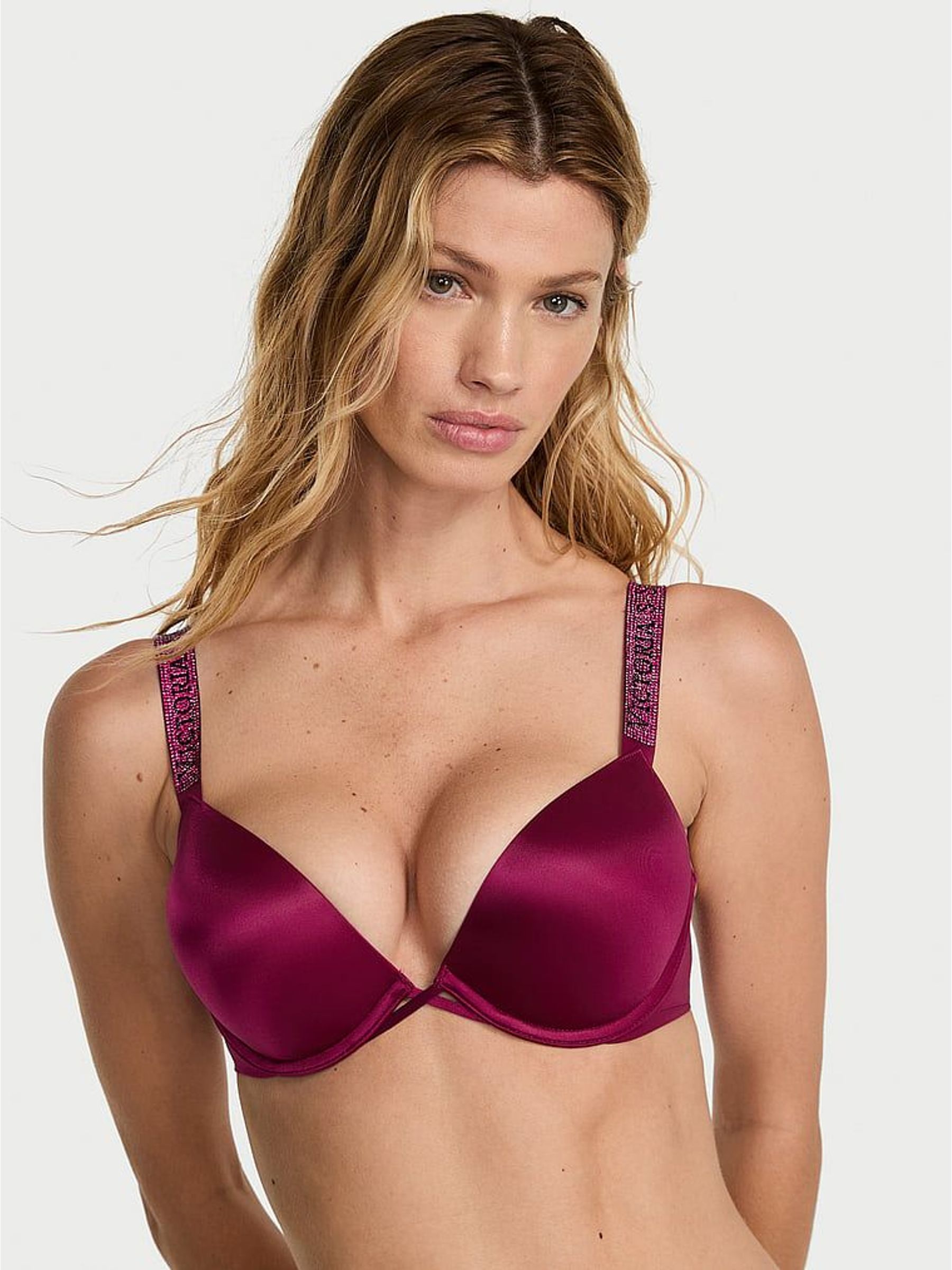 Fresh Jam Purple Add 2 Cups Push Up Bombshell Shine Strap Bra (W45614) | €58