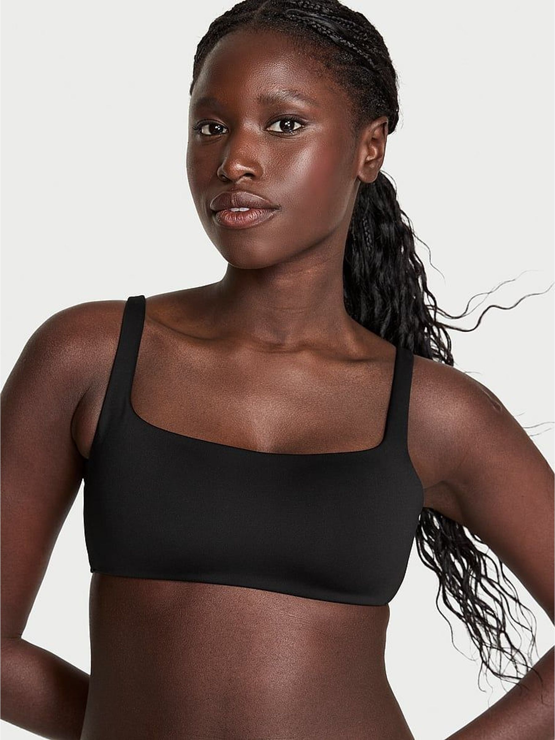 Black Scuba Lightly Lined Scoop Bra (W45616) | €36