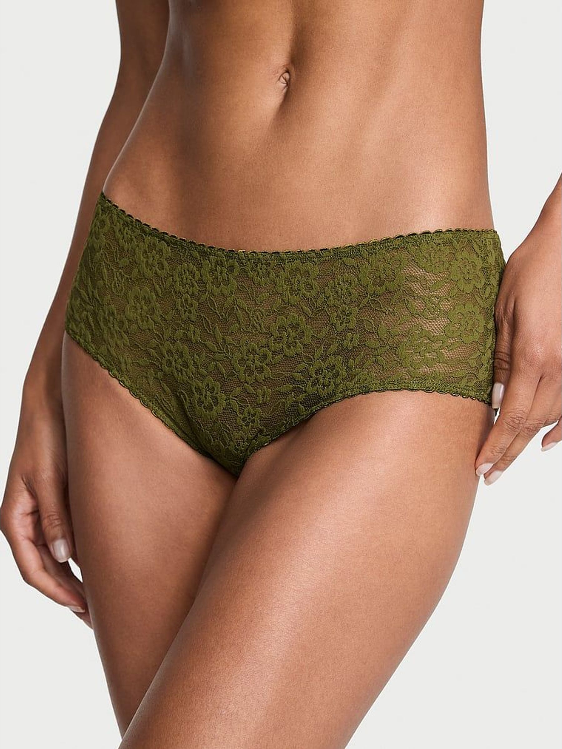 Green Chameleon Cheeky Lace Up Knickers (W45632) | €11.50