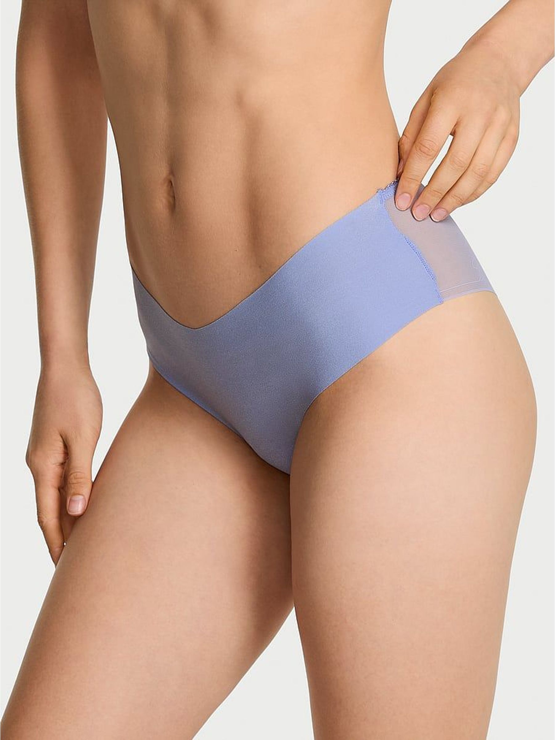 Purple Cheeky Sheer Logo Knickers (W45634) | €11.50