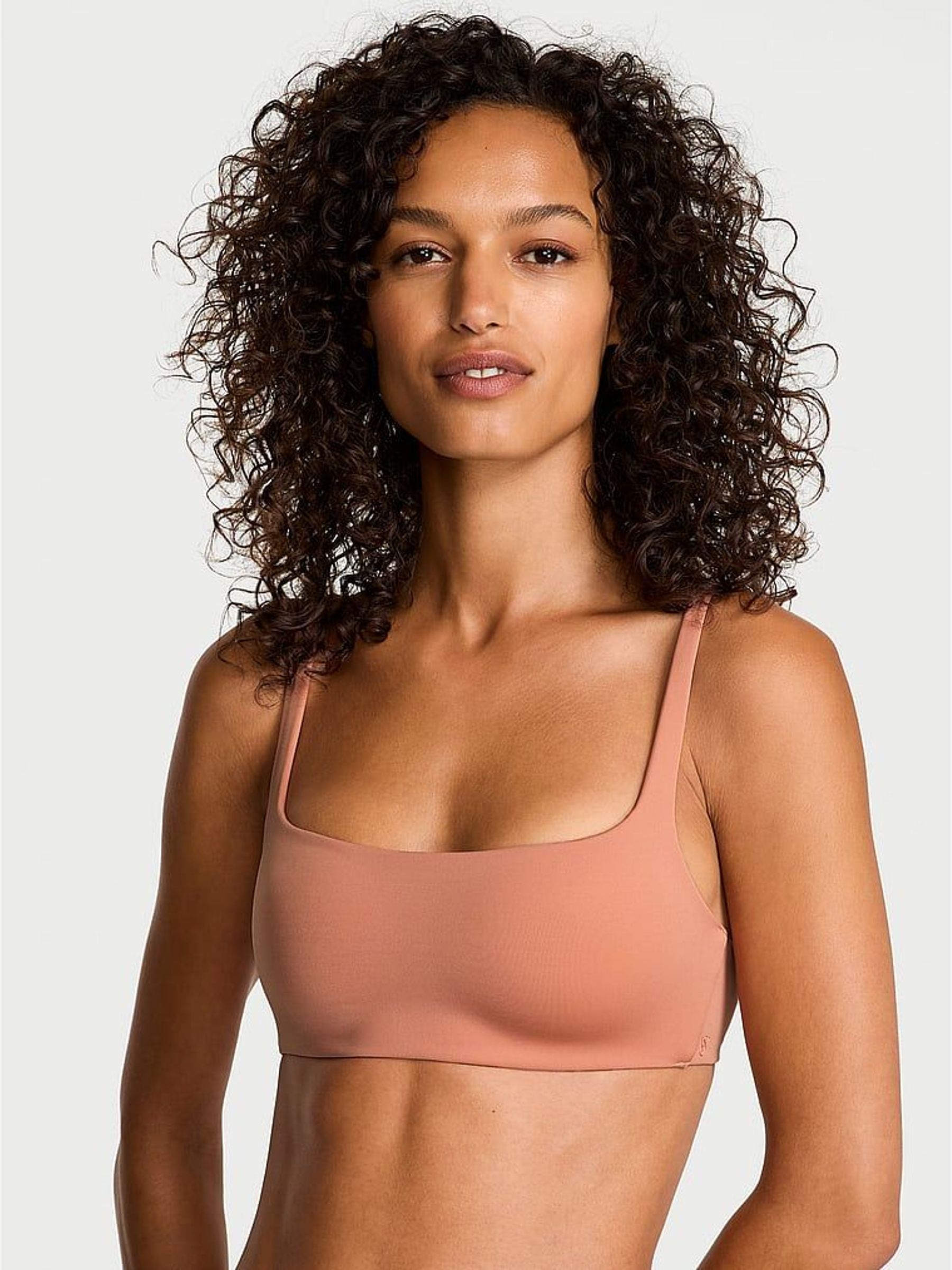 Desert Blush Nude Scuba Lightly Lined Scoop Bra (W45636) | €36
