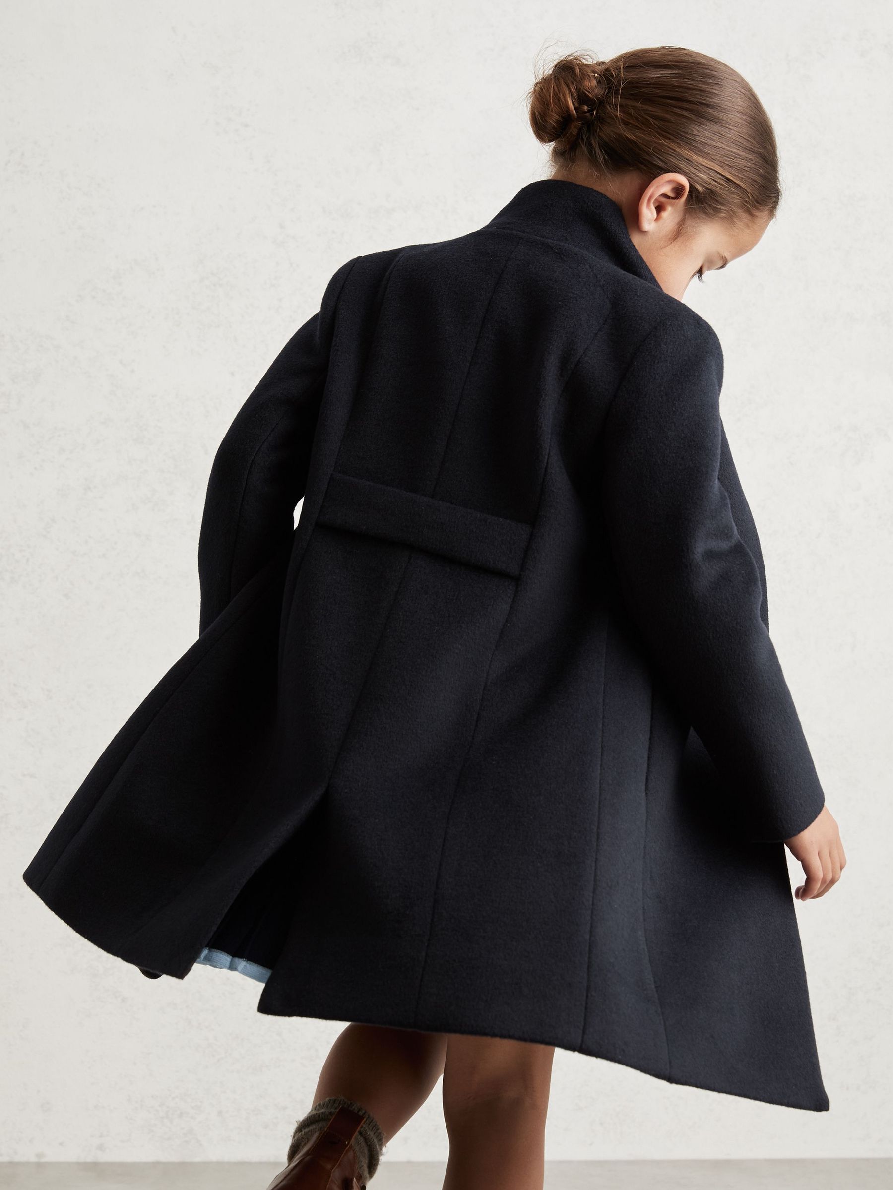Coat in Navy (W46471) | $245