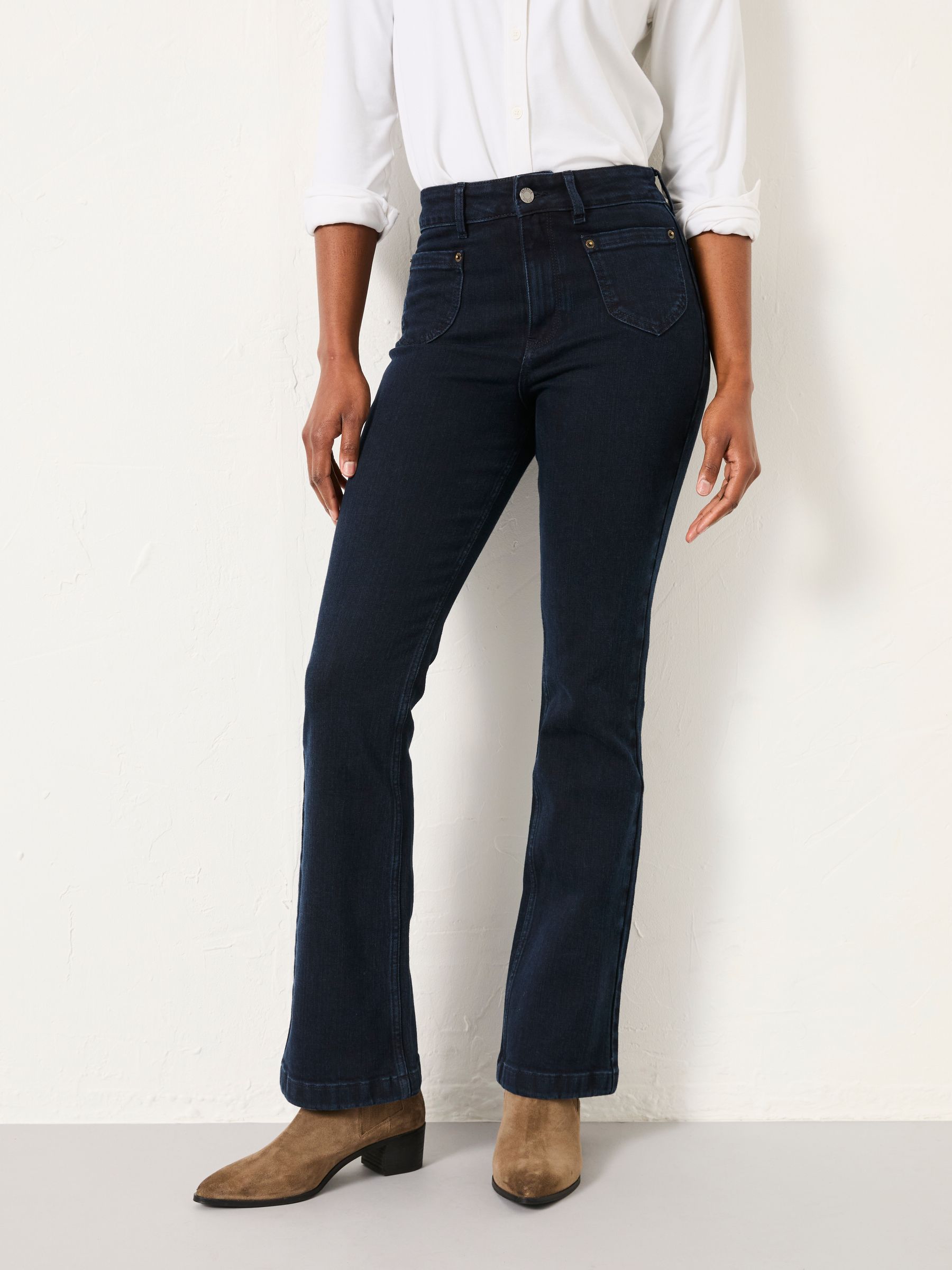 Fly Denim Dark Blue Flare Jeans (W47948) | €77.50