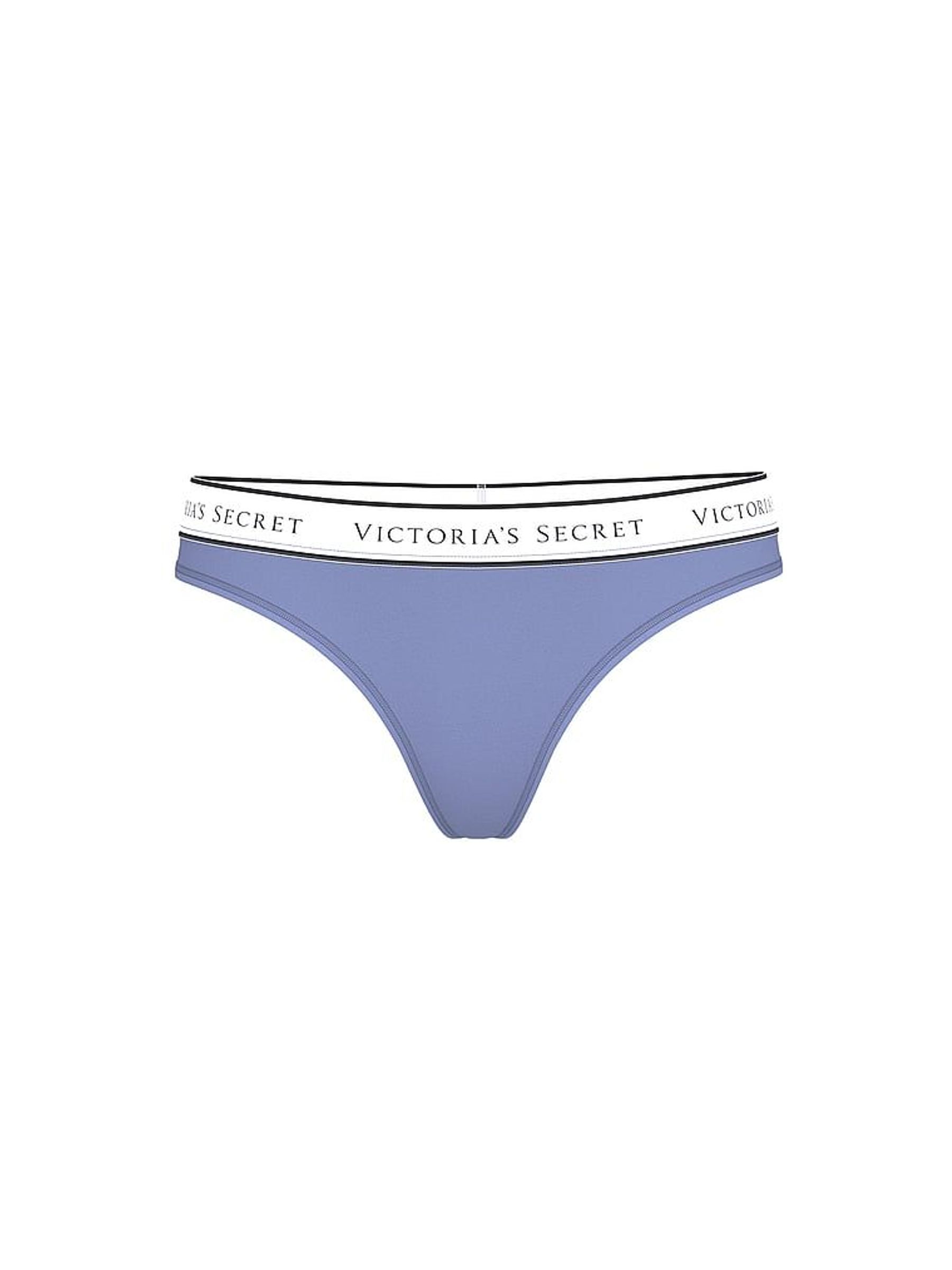 Smokey Blue Thong Logo Knickers (W50224) | €11.50