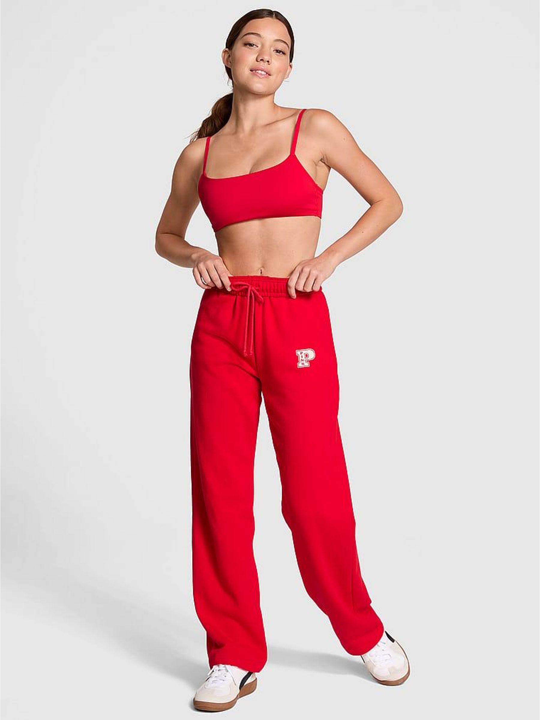 Vermillion Red Straight Leg Joggers (W50450) | €50