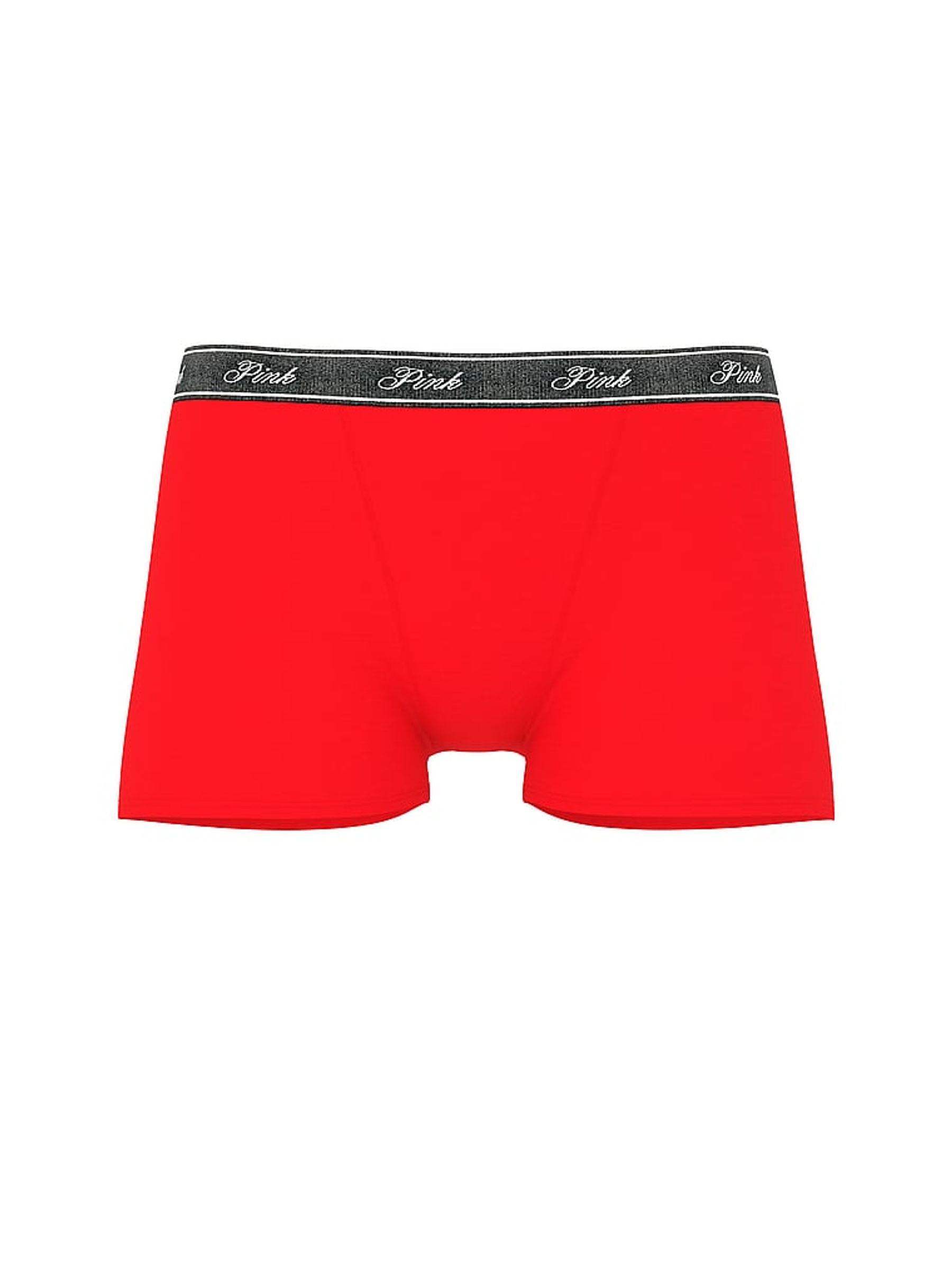 Bright Vermillion Red High Waist Cotton Logo Knickers (W55731) | €11.50