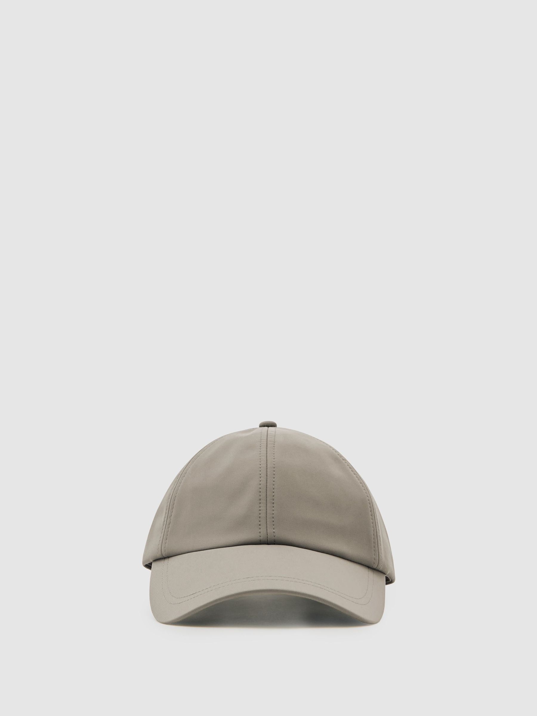 Embroidered Logo Tech Baseball Cap in Mushroom Brown (W55819) | 410 SAR