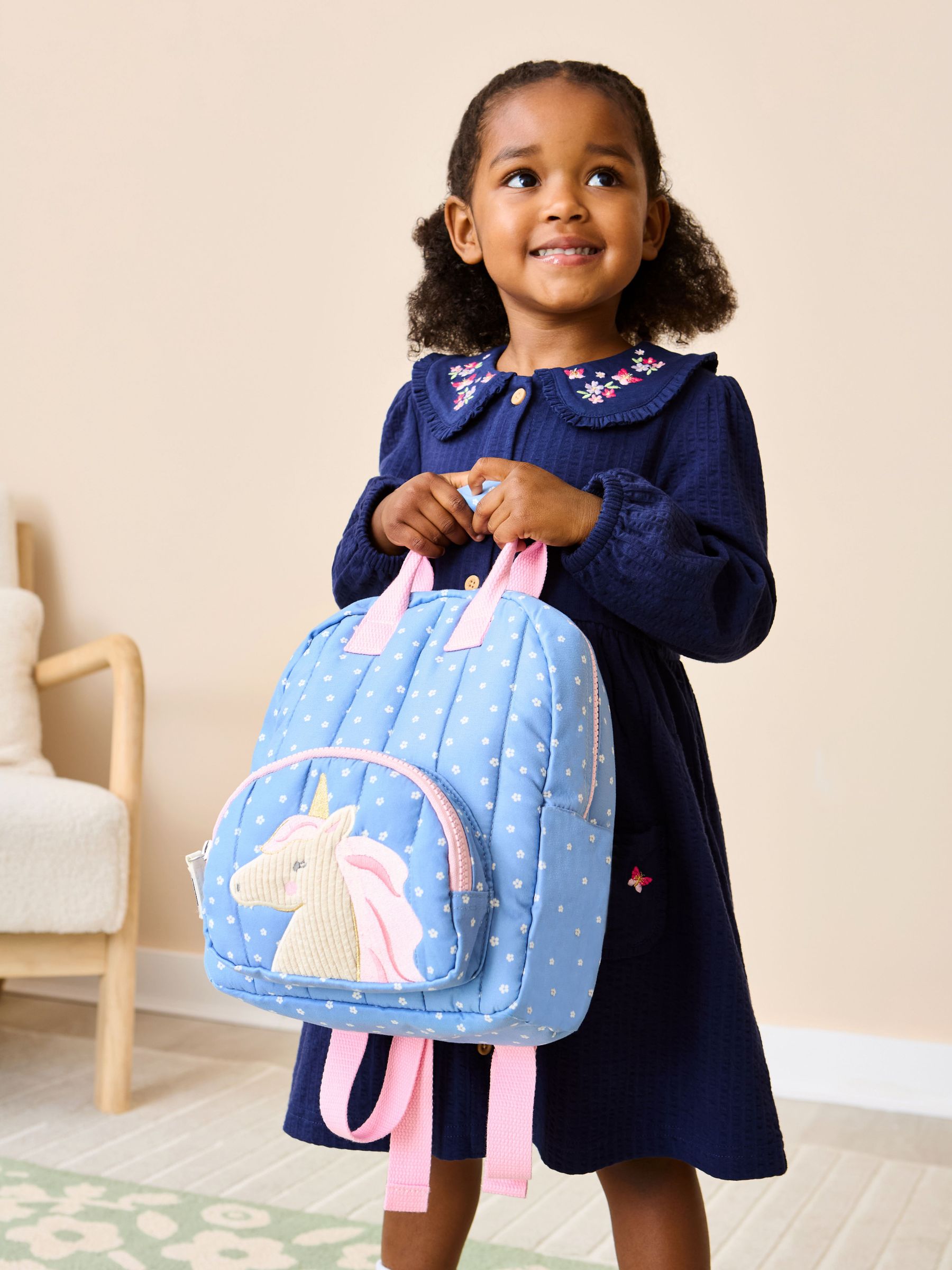 Blue Unicorn Character Backpack (W56821) | $41