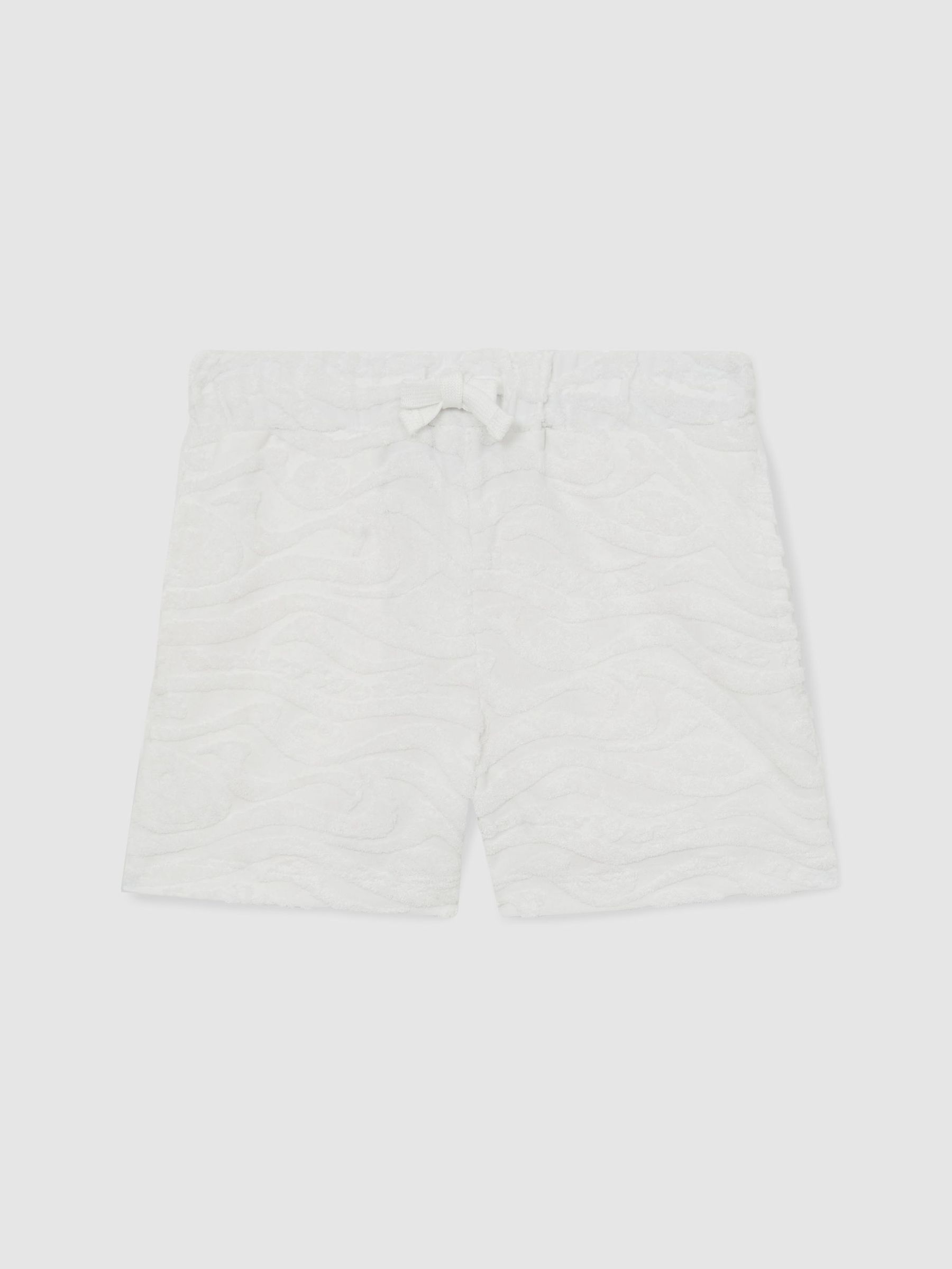 13-14 yrs SmileyWorld | Reiss Wave Texture Shorts in White (W58381) | 145 QAR