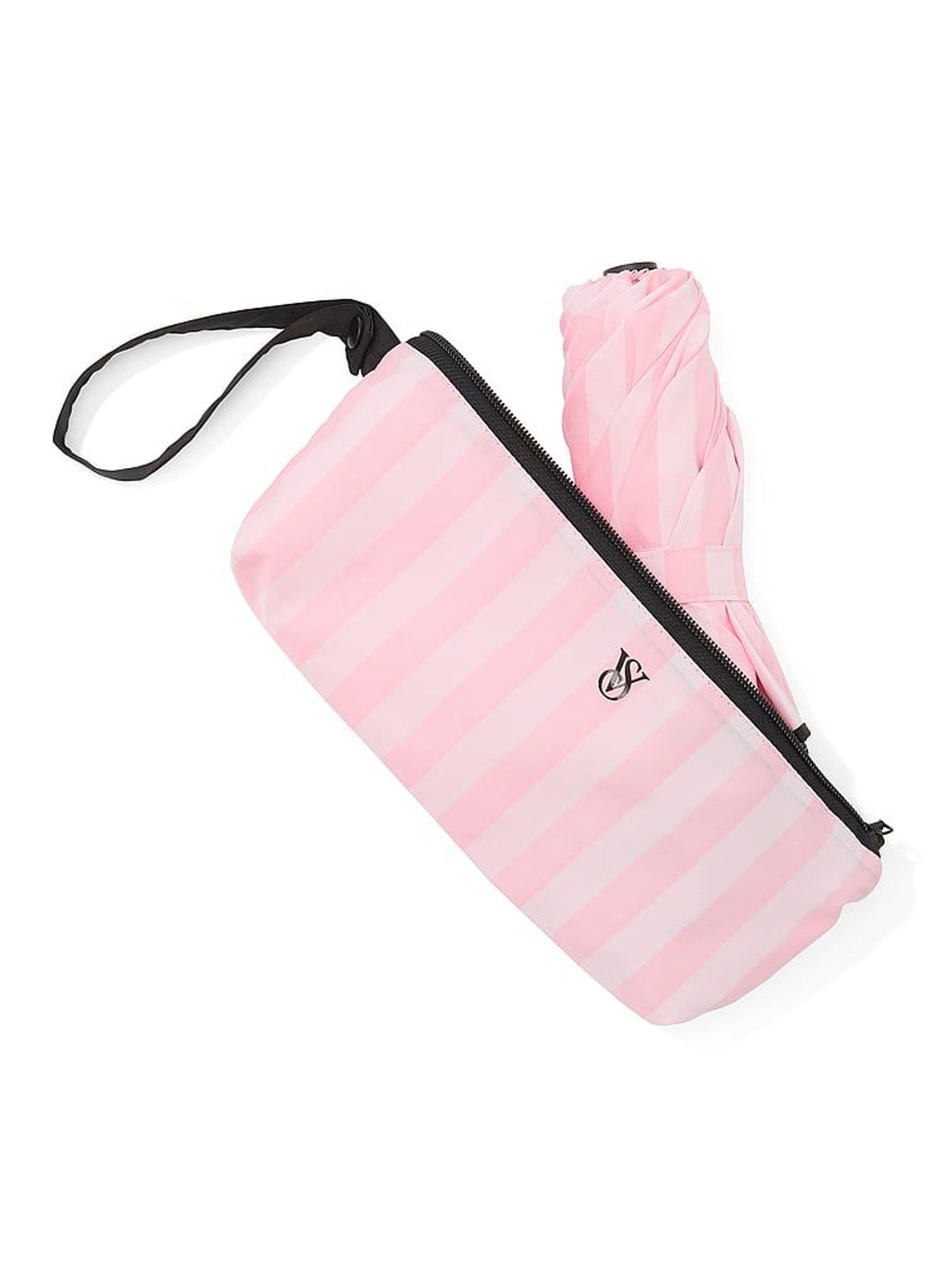 Iconic Stripe Pink Collapsible Umbrella (W60763) | €29