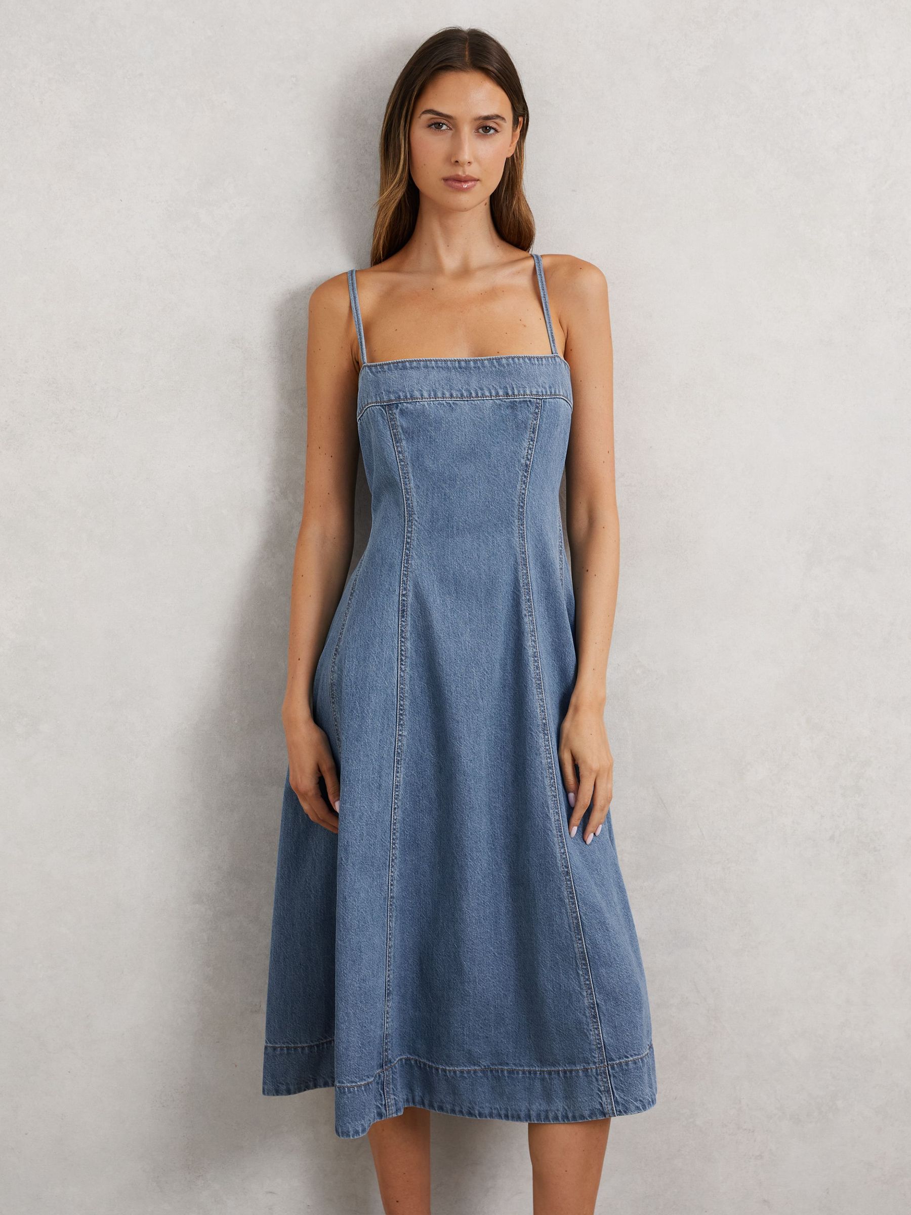 Paige Pippa Midi Dress in Light Blue (W61254) | €470