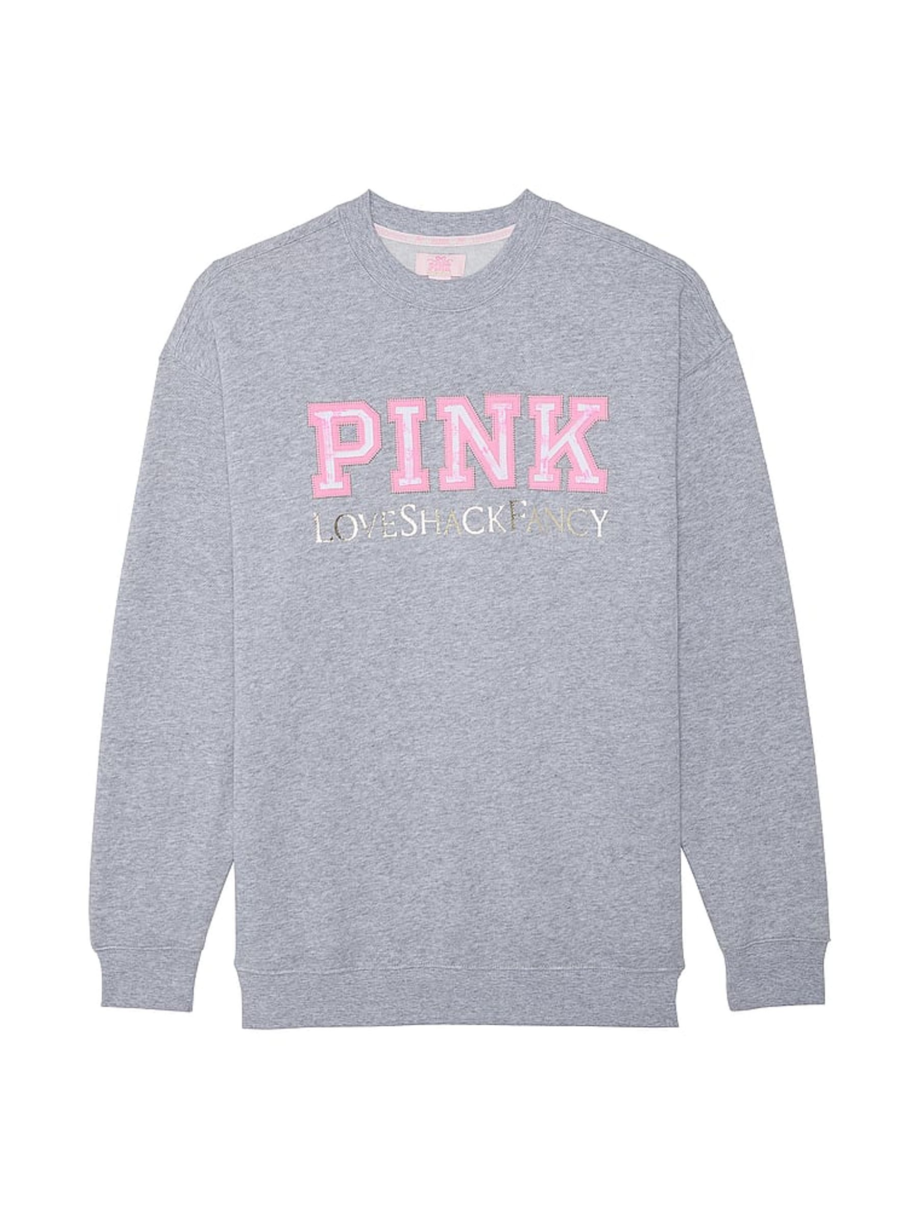Medium Heather Grey Oversized Fleece Sweatshirt (W63678) | €102