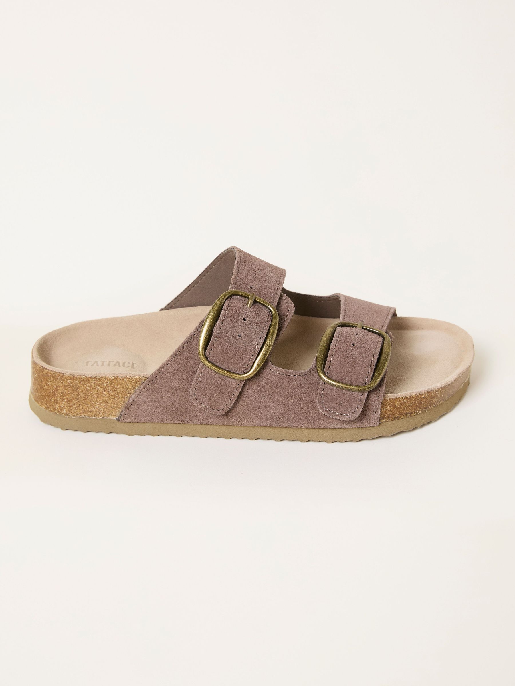 Meldon Mocha Brown Leather Footbed Sandal (W63941) | €52