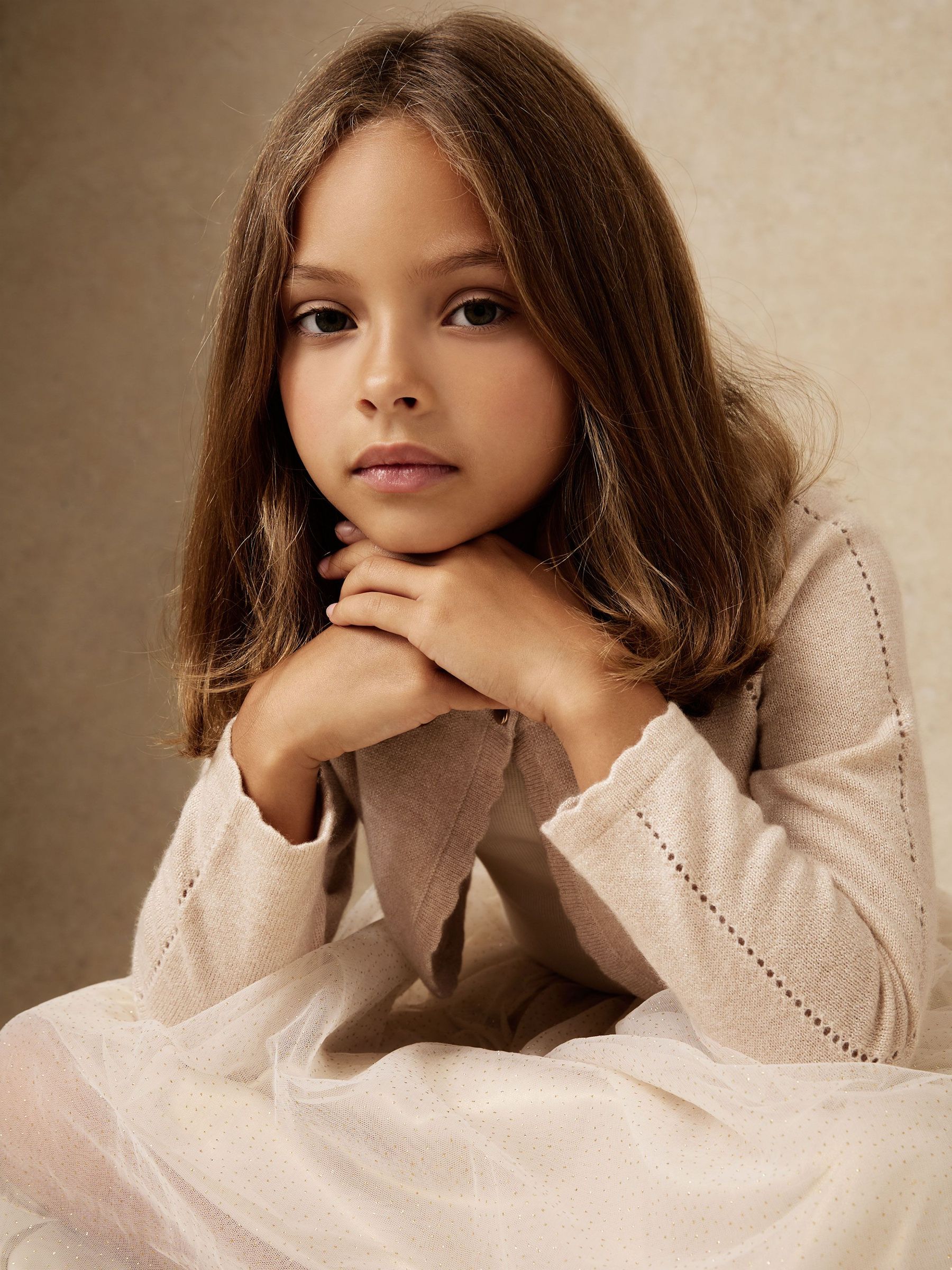 Cardigan in Gold (W67256) | €55