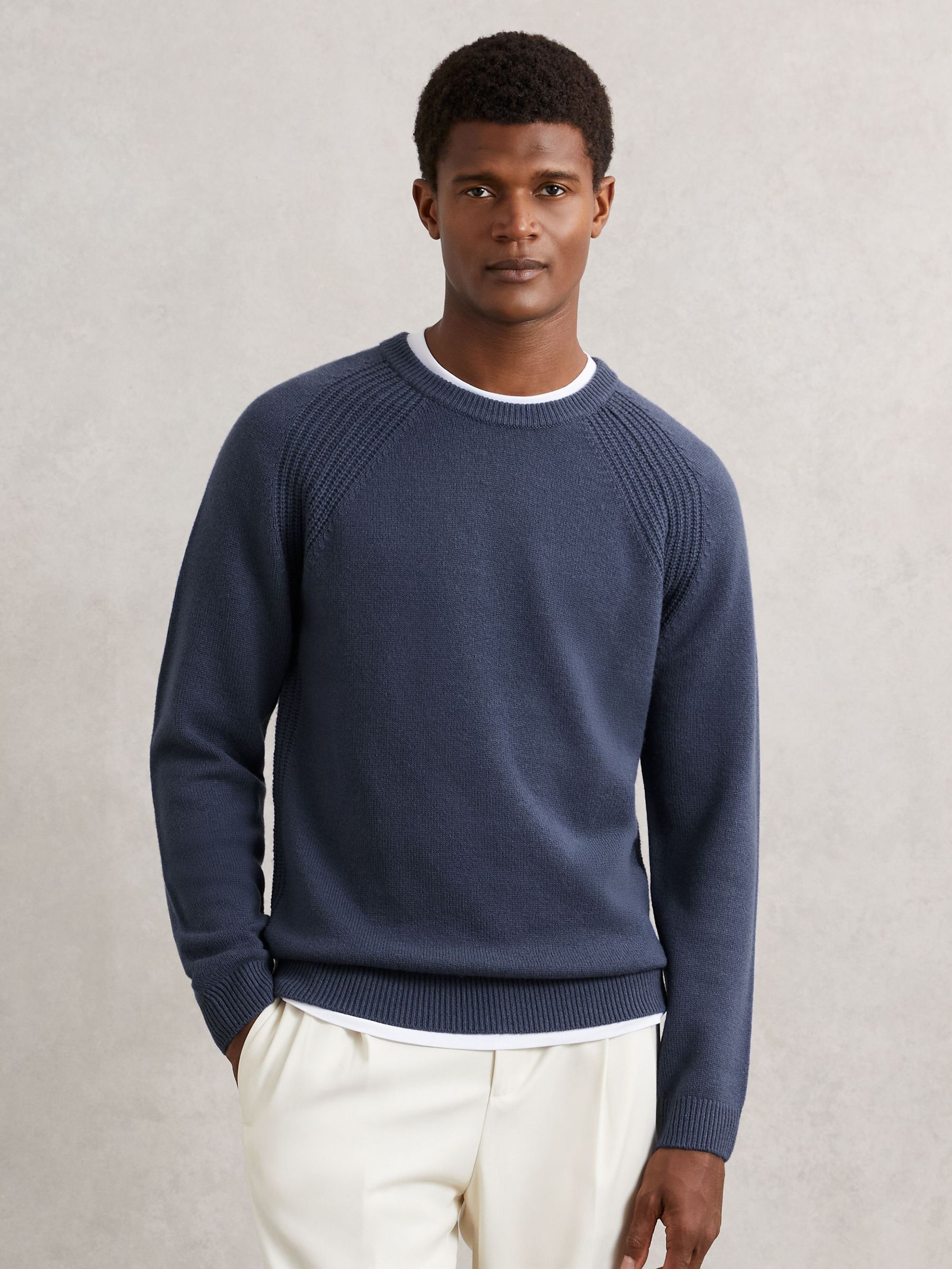 Reiss Foulton Wool-Cashmere Reverse-Seam Jumper (W69553) | ‏770 ر.س.‏