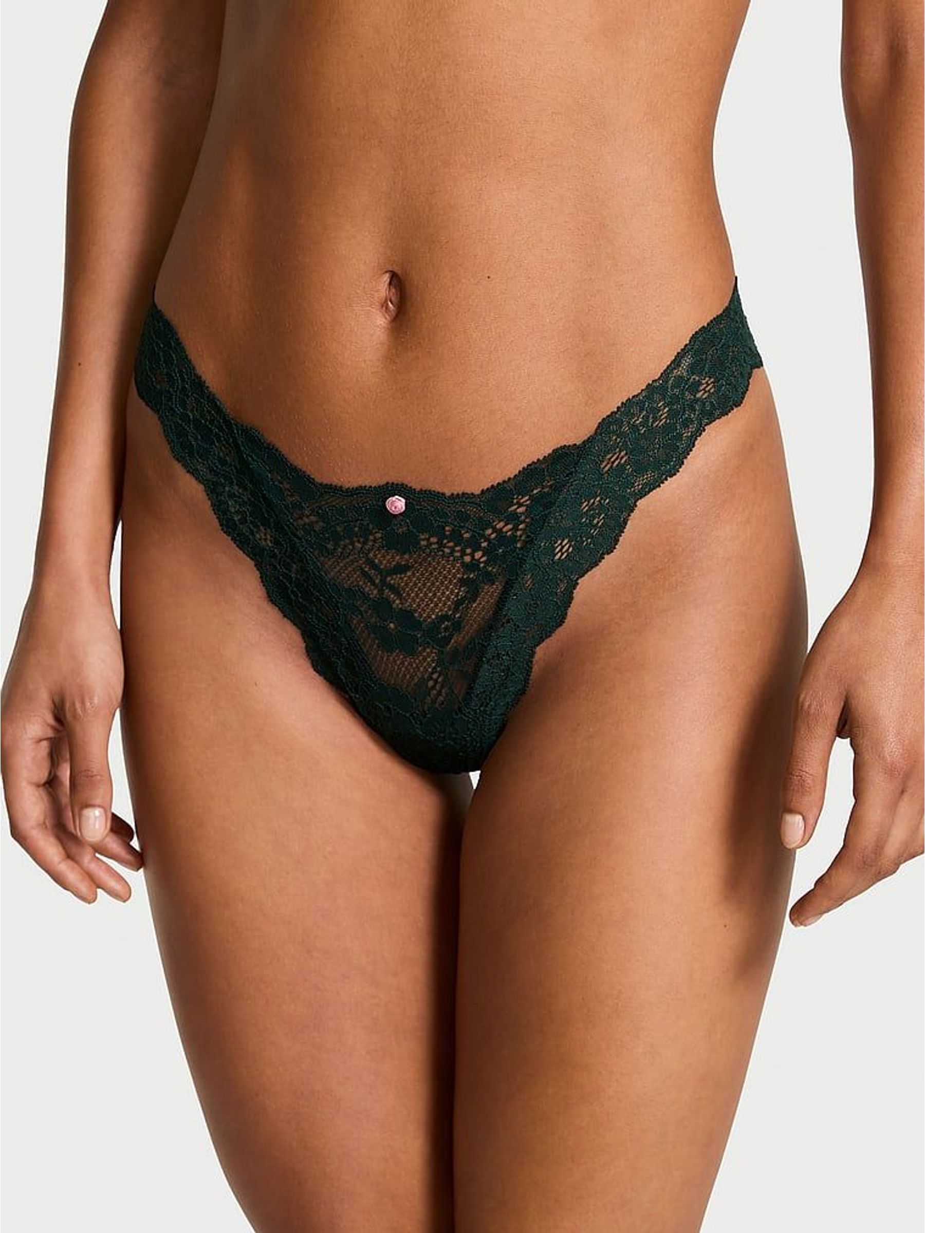 Cilantro Green Brazilian Lace Knickers (W71552) | €22.50