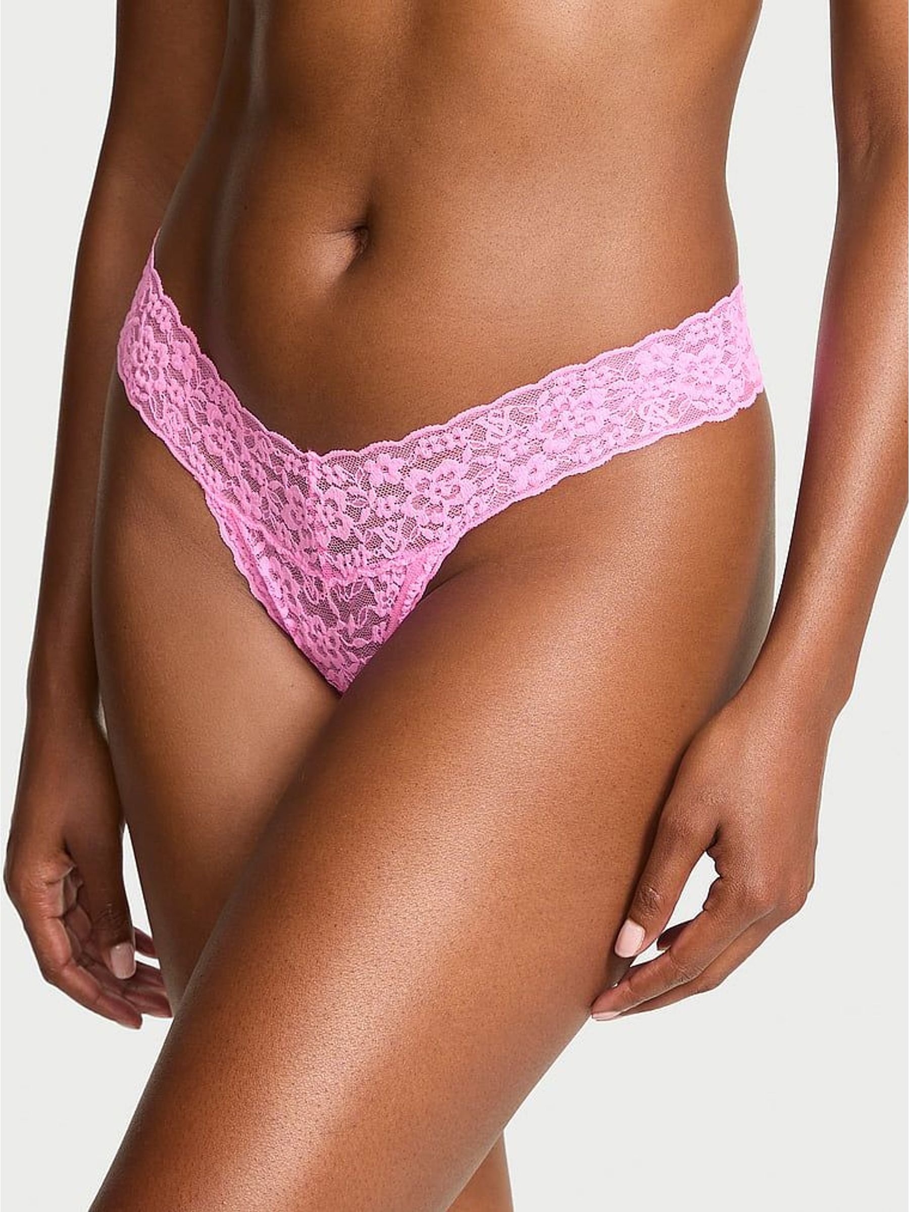 Neon Bubble Pink Thong Knickers (W72131) | €13