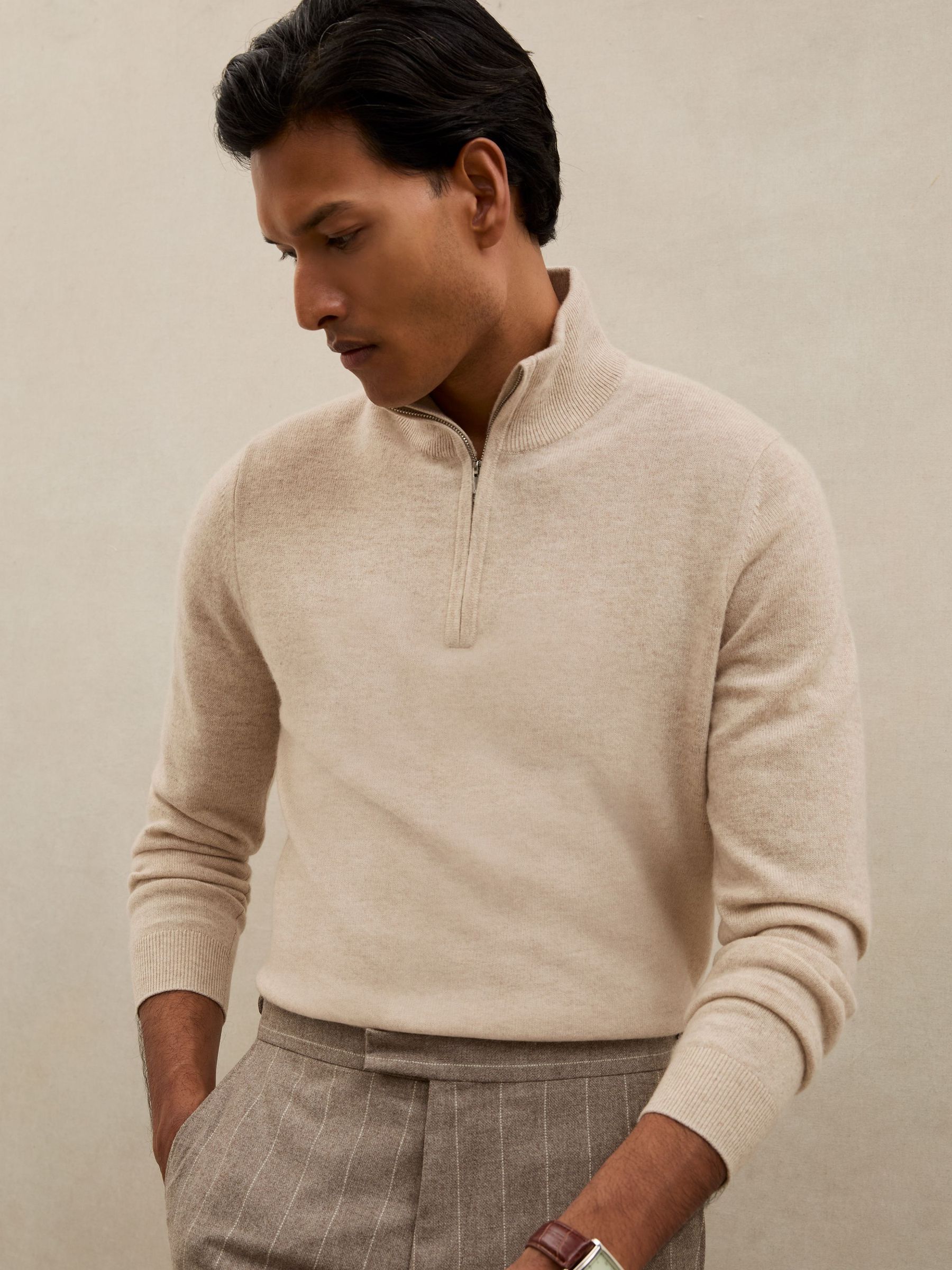 Jumper in Oatmeal Melange (W74720) | kr2 525