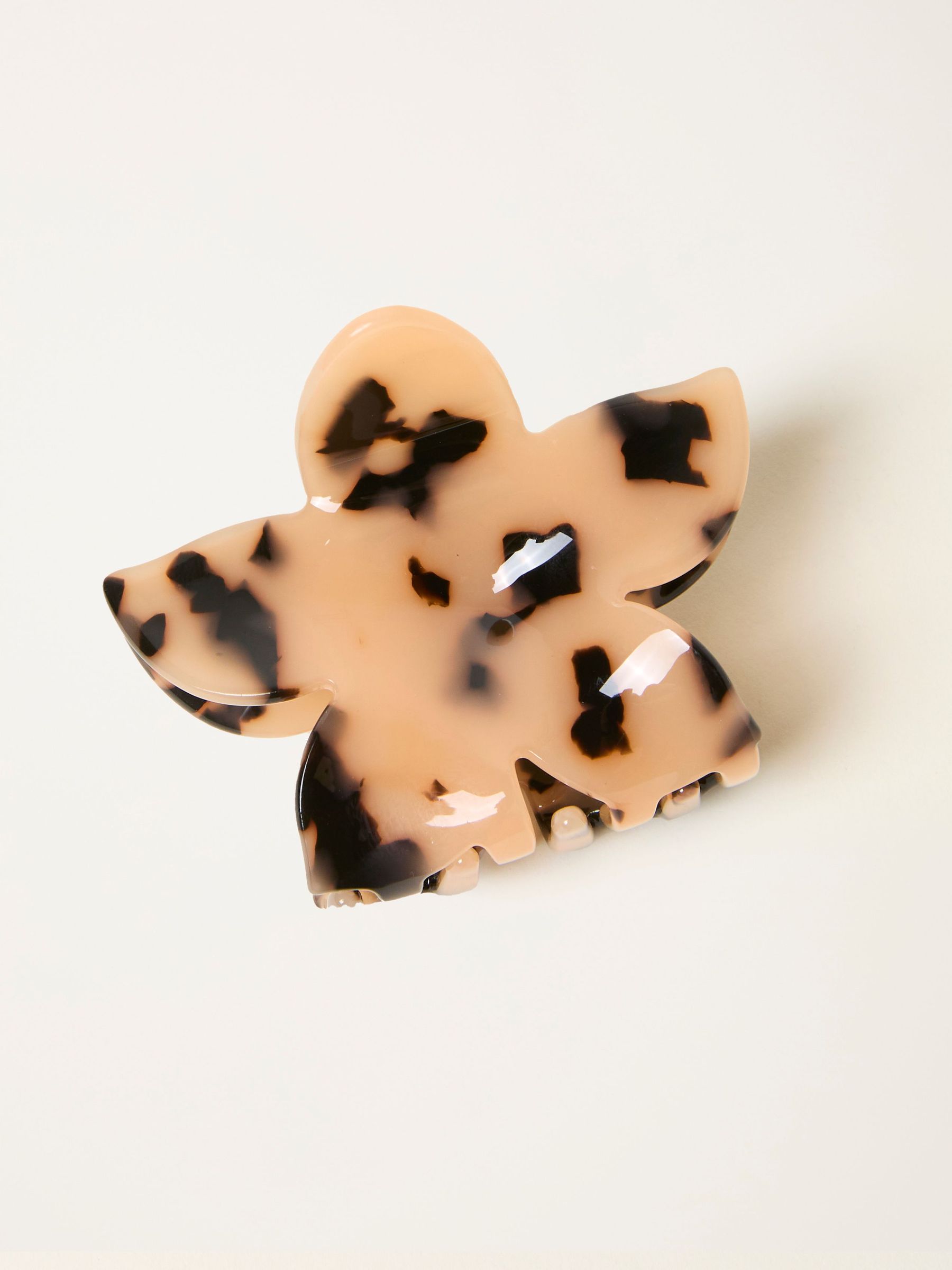 Tortoiseshell Brown Flower Claw Clip (W75800) | €13.50
