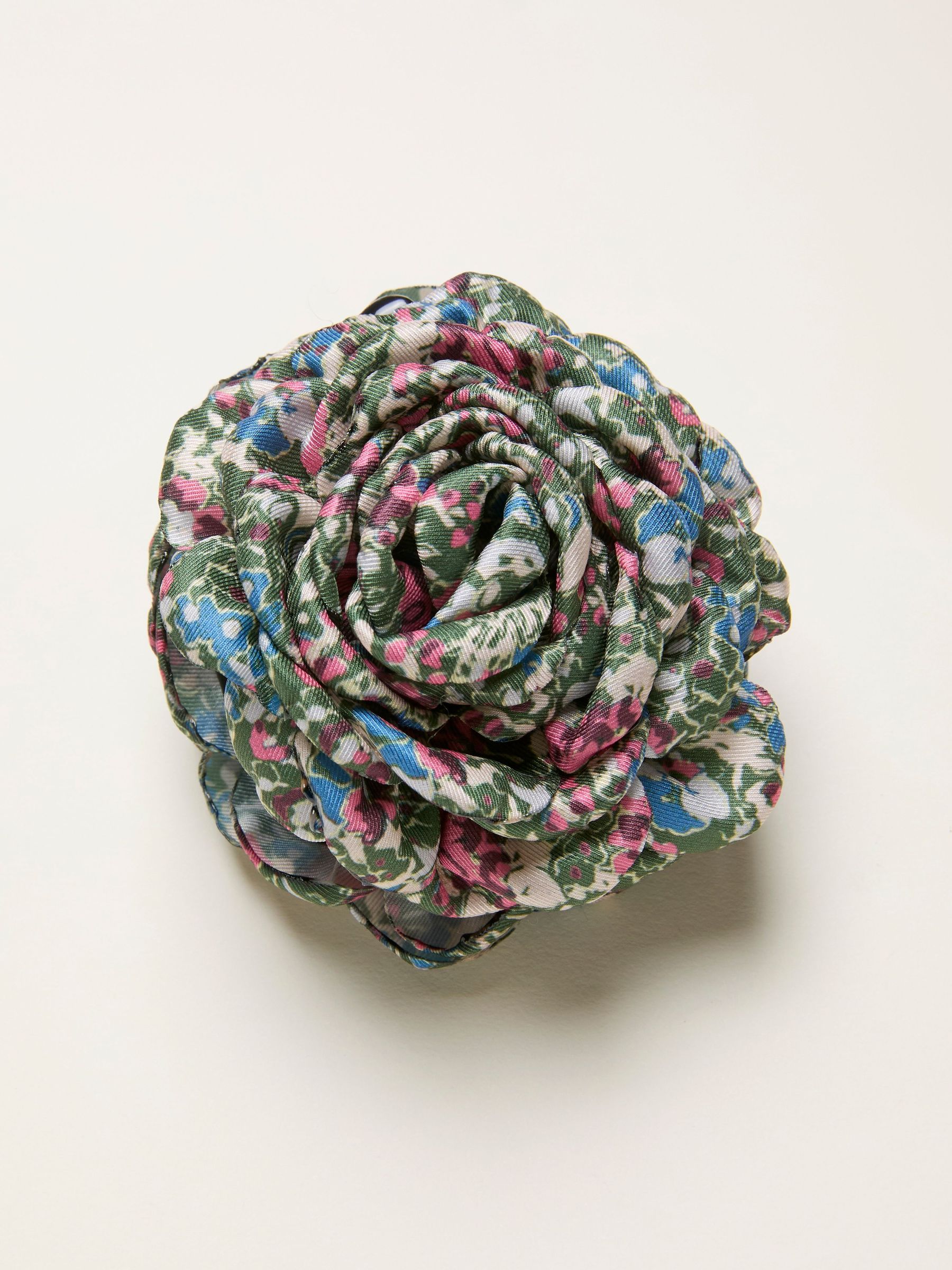 Green Ditsy Floral Corsage Claw Clip (W75810) | €16.50