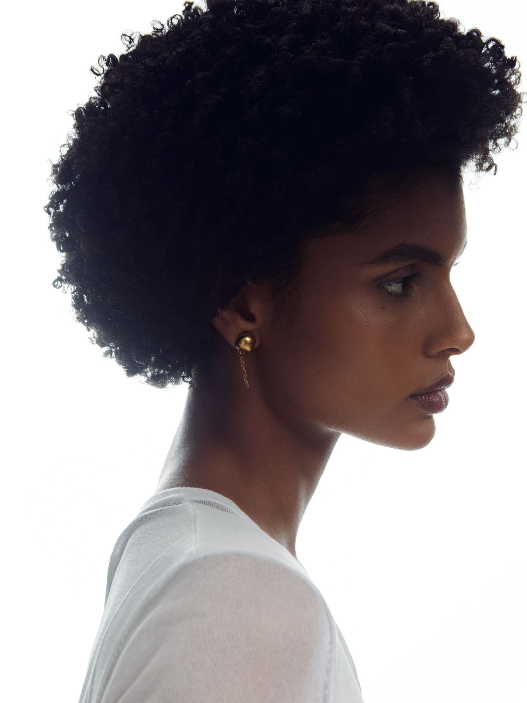 Double Stud Earrings in Gold (W77842) | $80