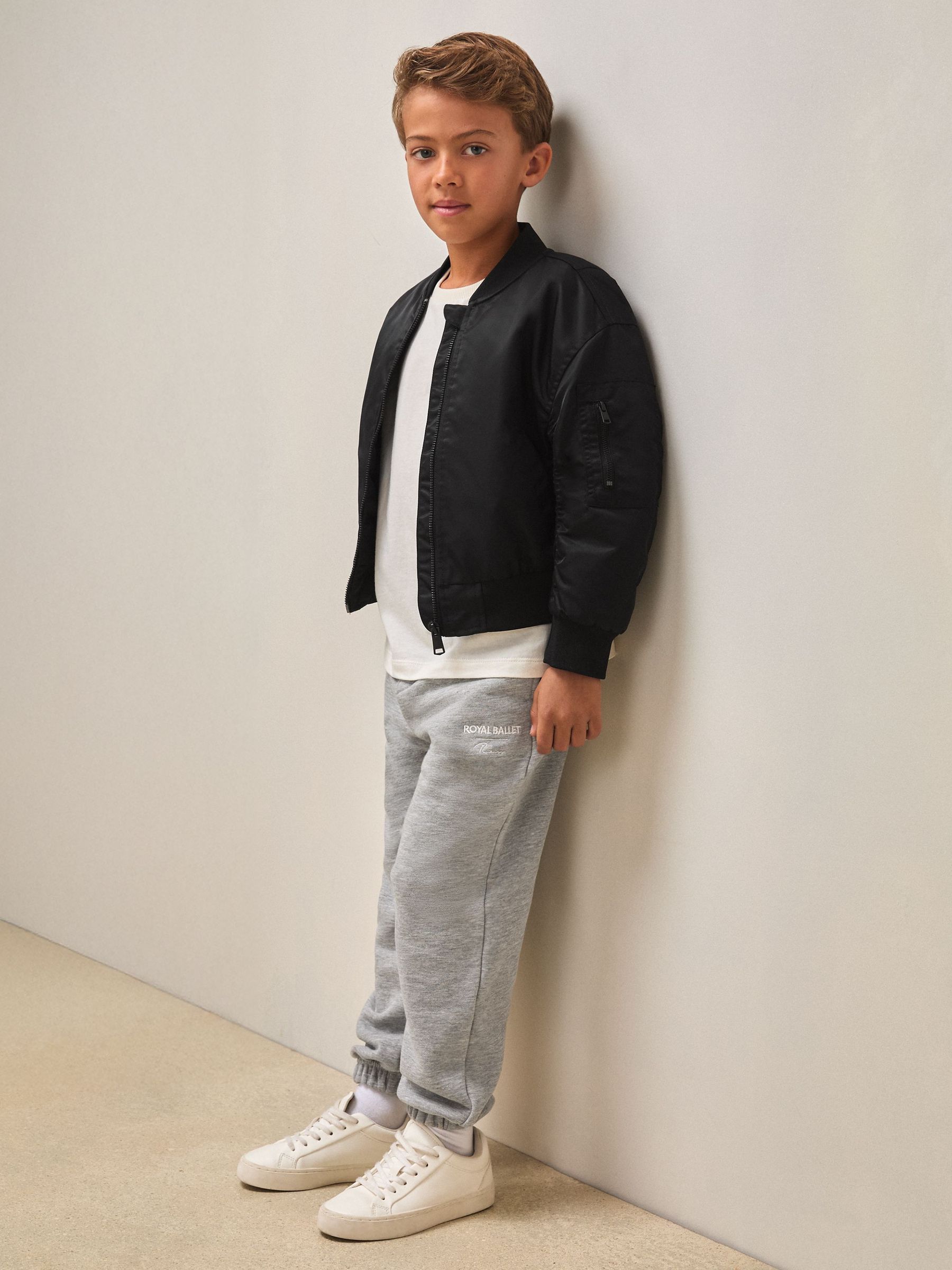 3-9 yrs Royal Ballet Bomber Jacket Unisex Fit in Black (W78534) | $160