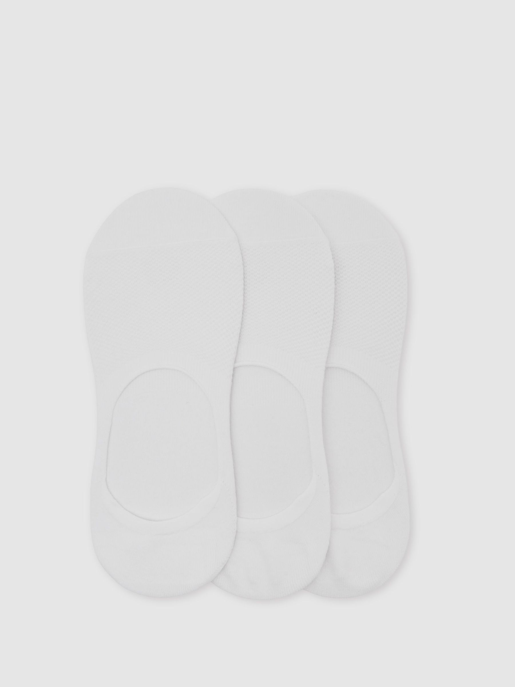 3 Pack Invisible Trainer Socks Cotton-Blend in White (W81080) | €30