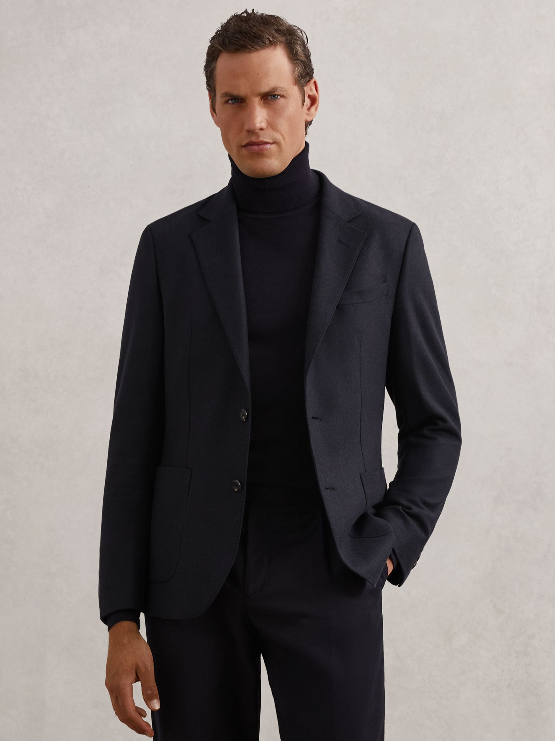Jacket in Navy (W83991) | LEI 2,055