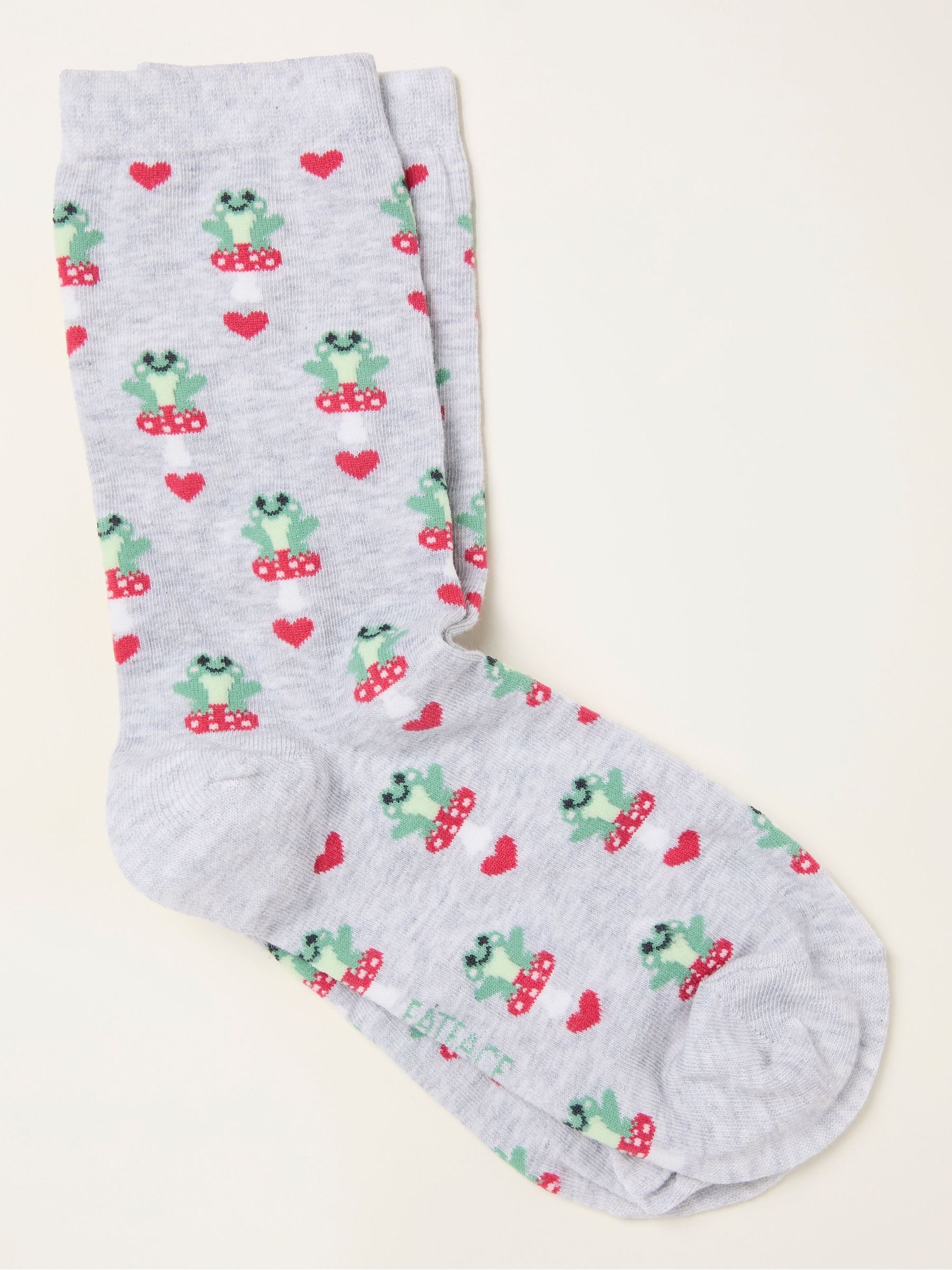 Grey Frog Socks (W86588) | $14