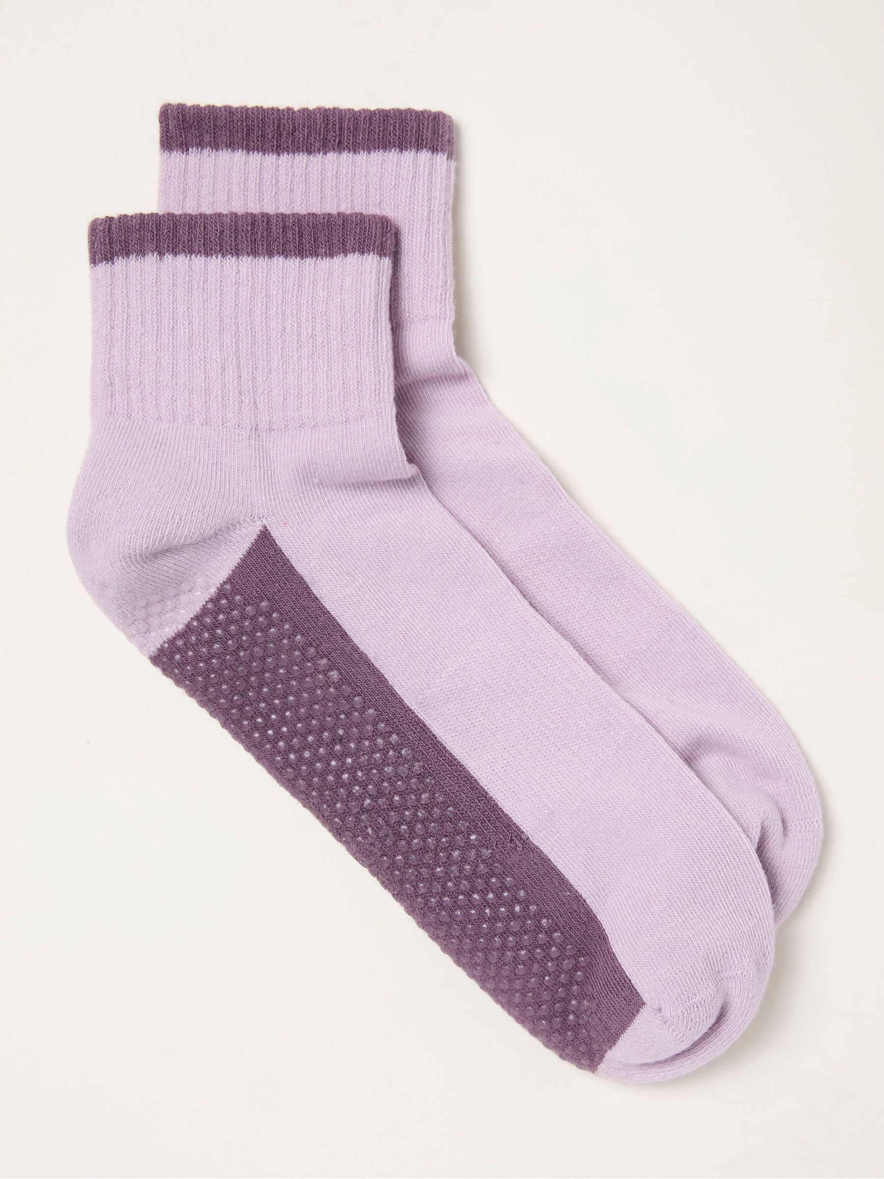 Lilac Purple Yoga and Pilates Socks (W86609) | €10.50