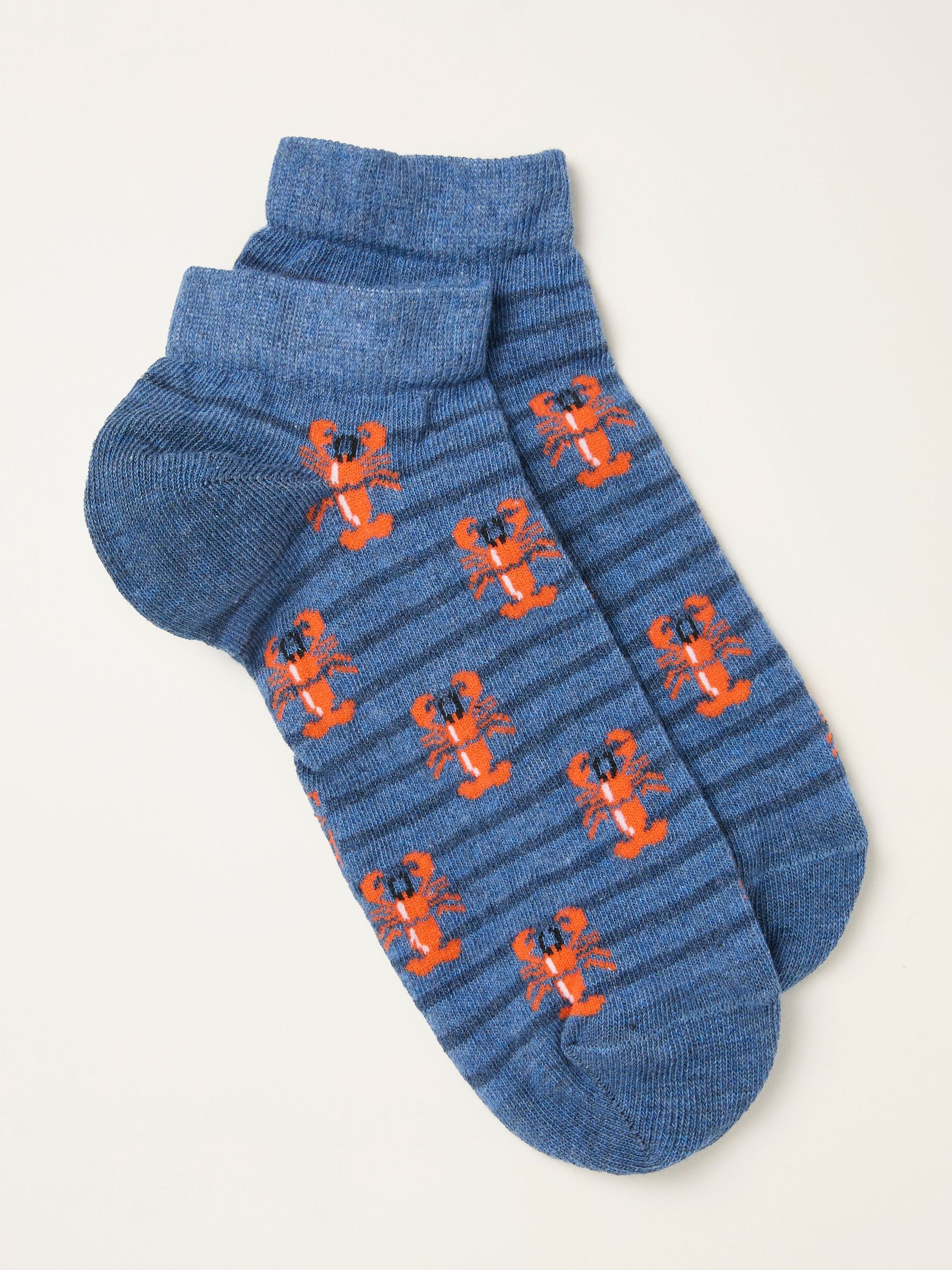 Blue Lobster Trainer Socks (W86687) | $11