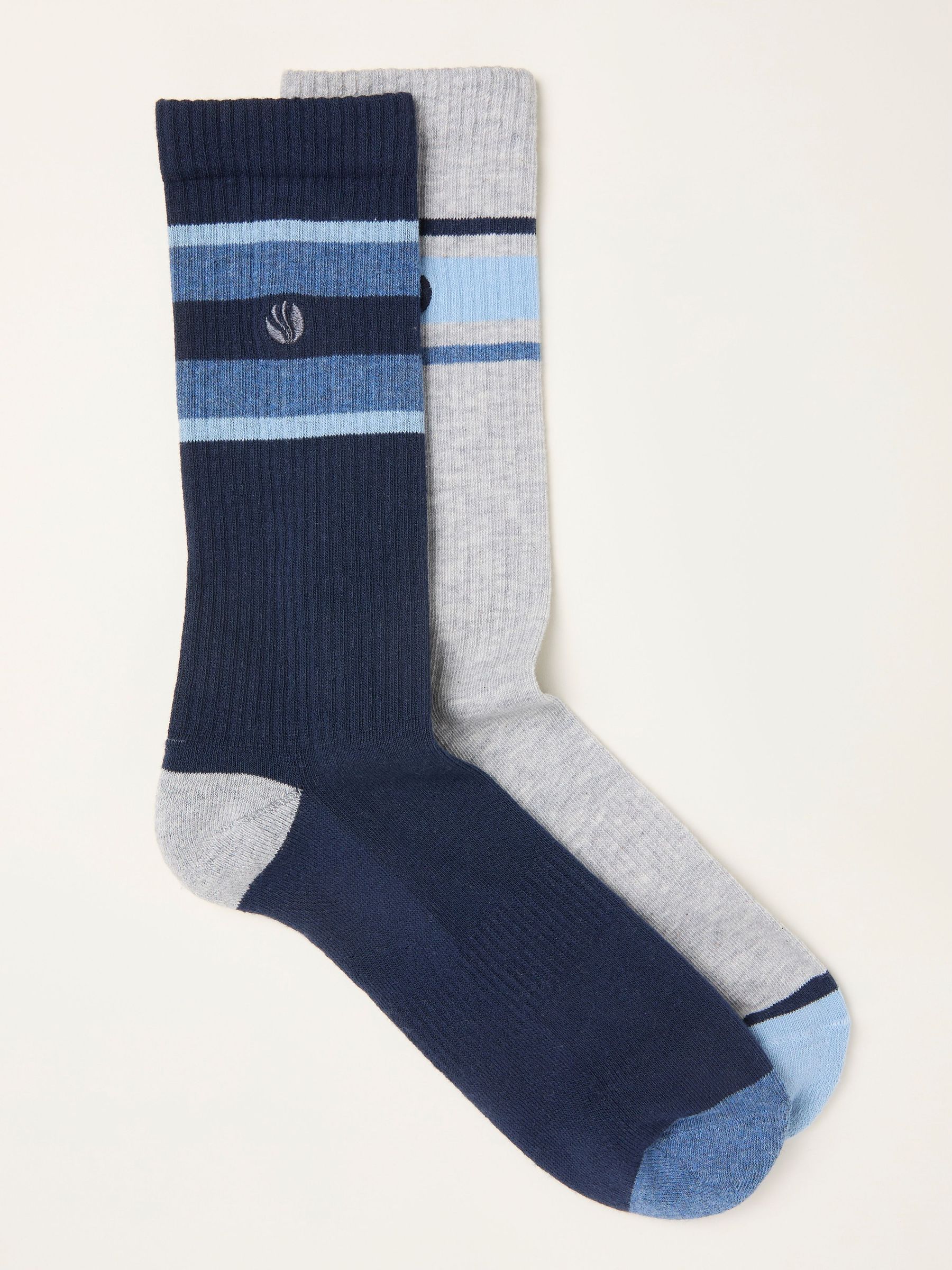 Navy 2 Pairs of Sport Socks (W86691) | $23