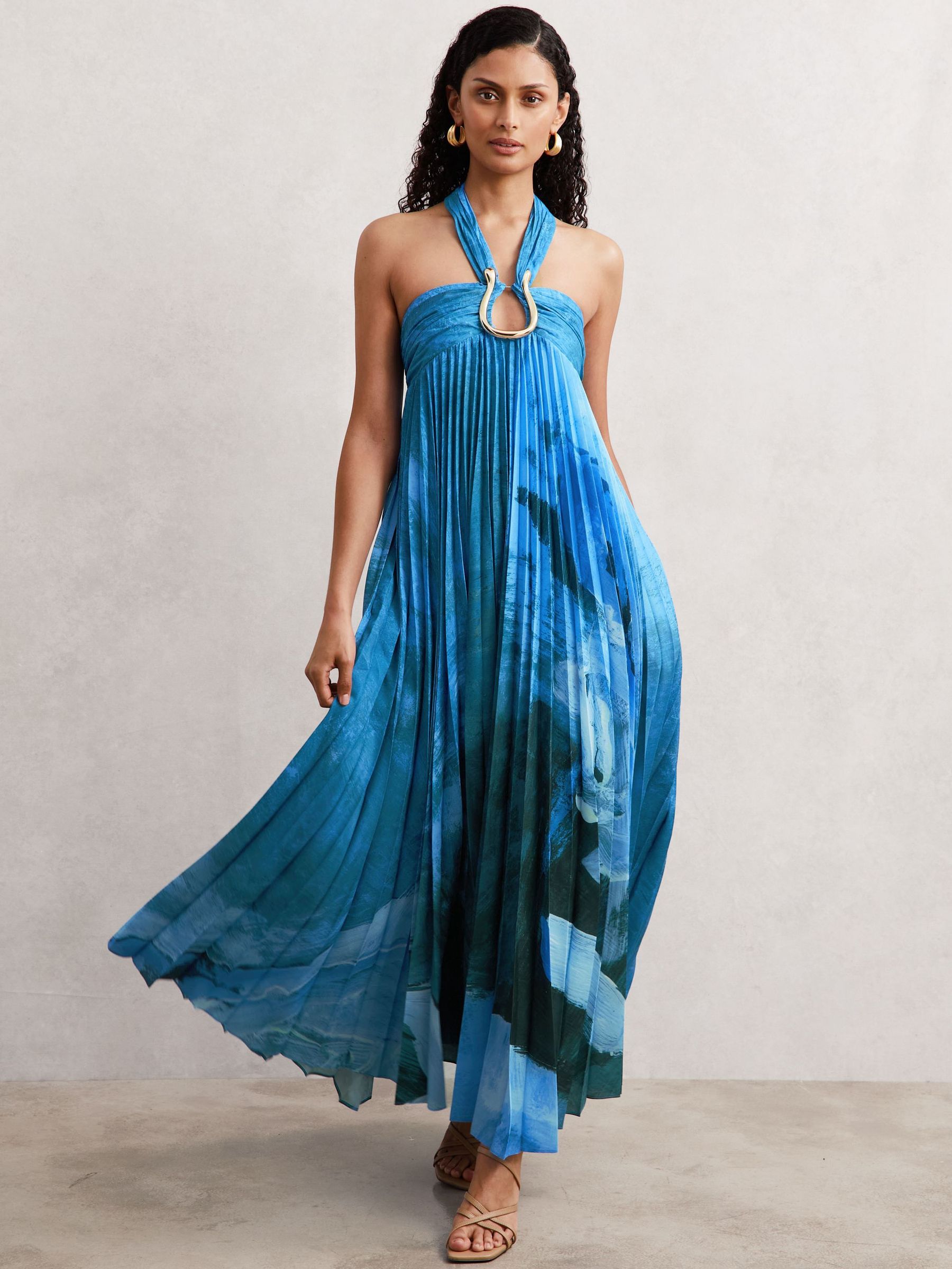 Acler Blue Askham Maxi Dress in Blue (W90592) | 3,105 QAR