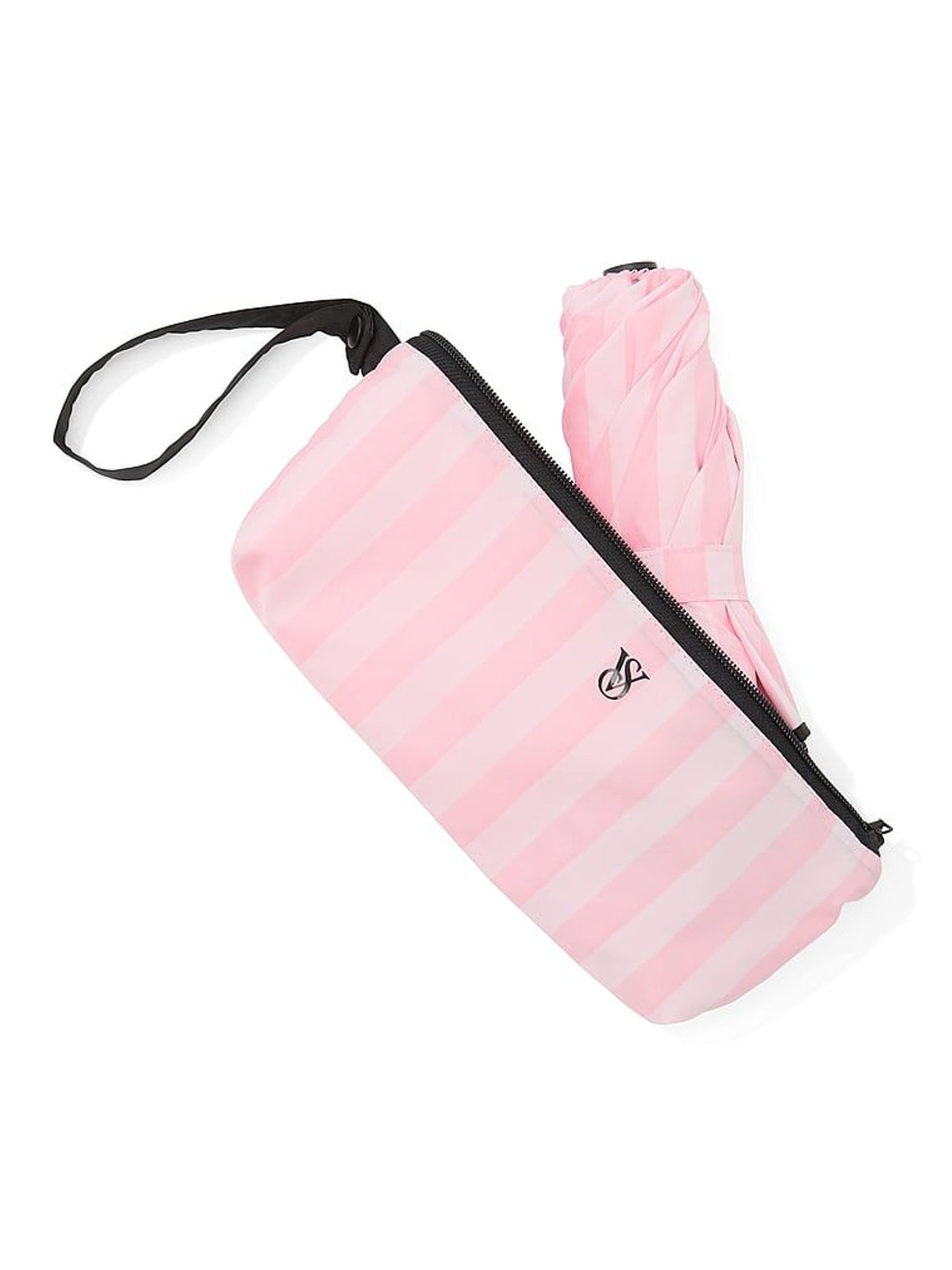 Heritage Stripe Pink Collapsible Umbrella (W90809) | €33