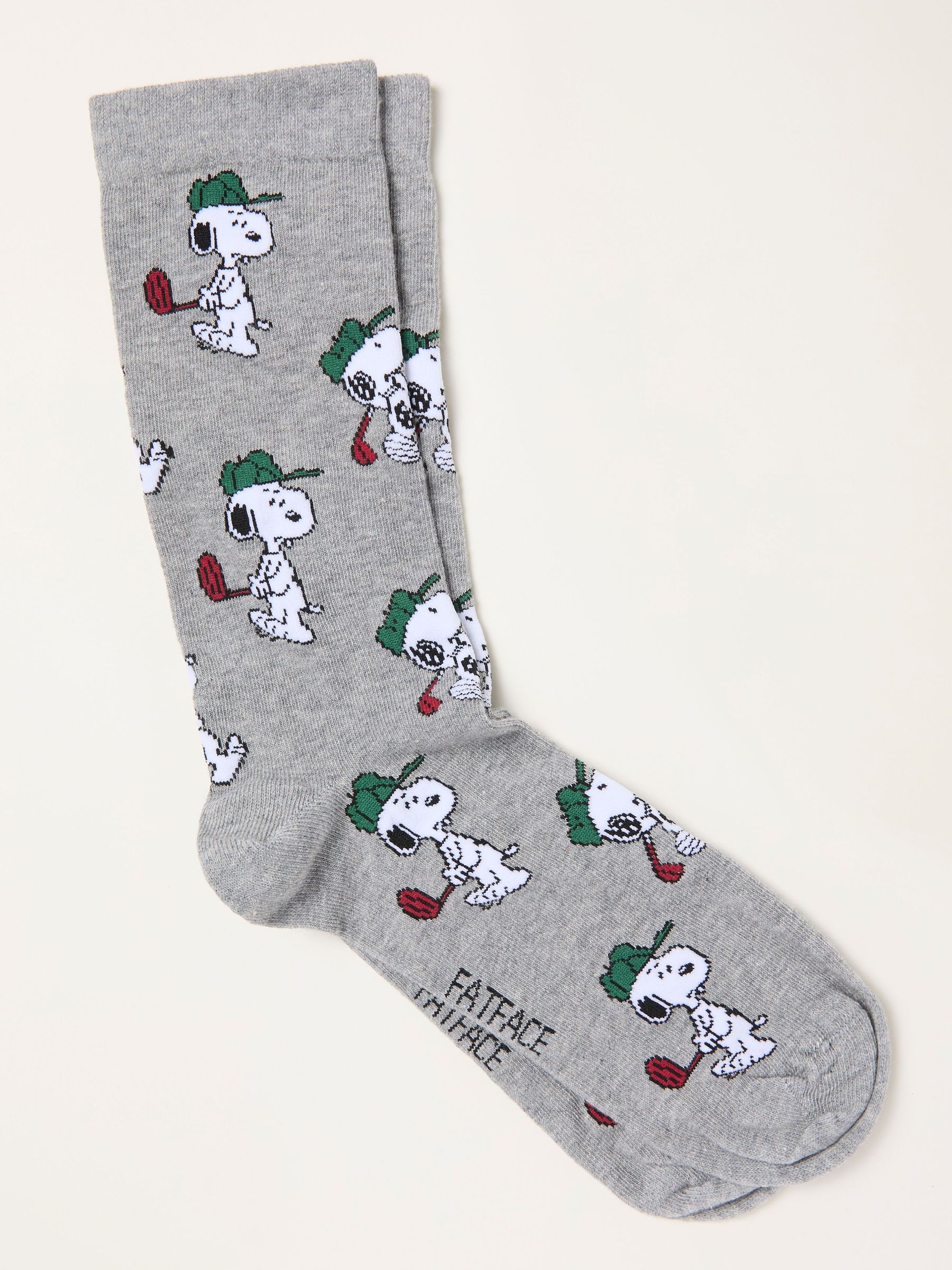 Grey Snoopy Socks (W97444) | $14