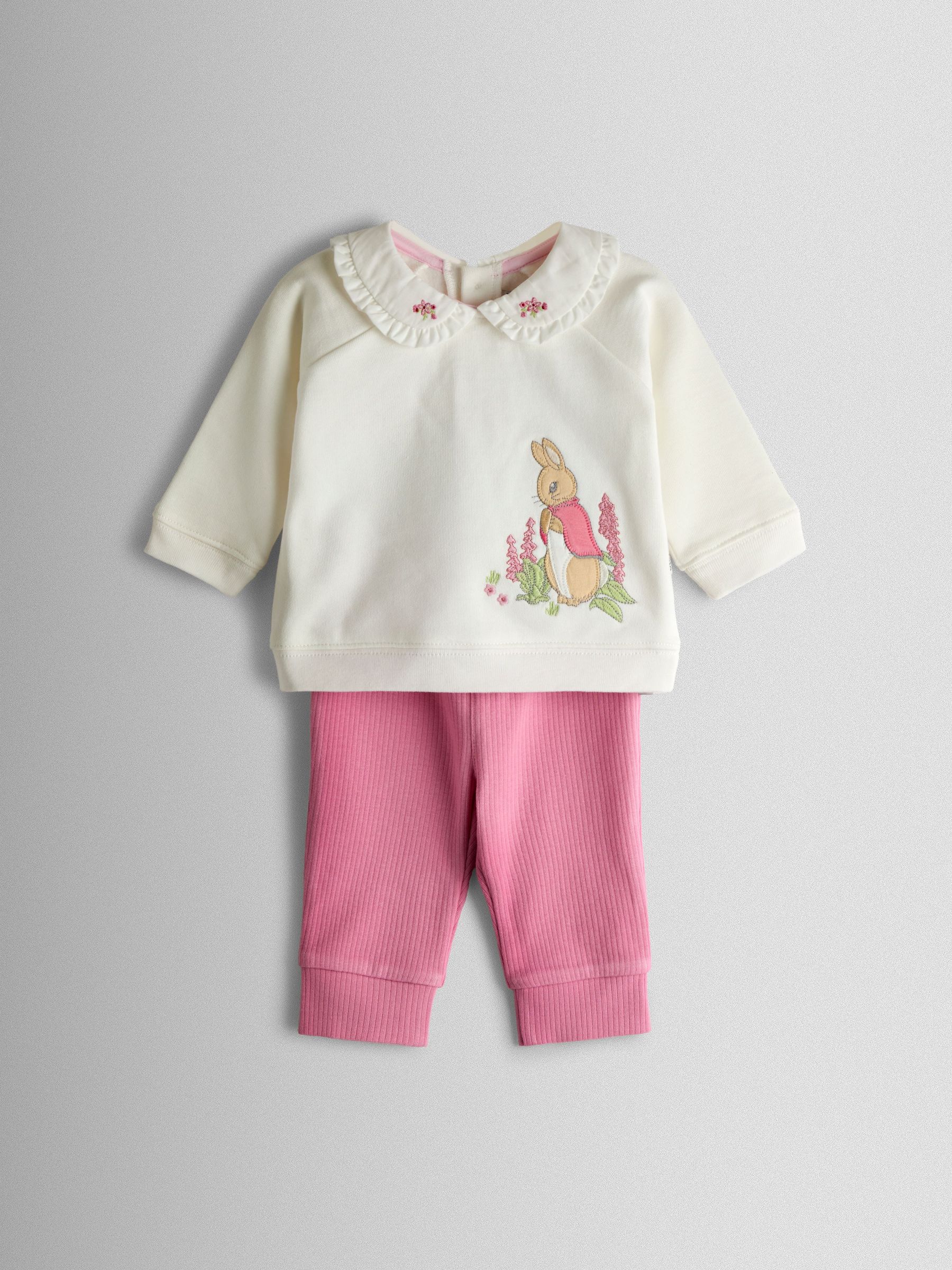 Cream Sweatshirt and Leggings Set (Y03100) | $55 - $58