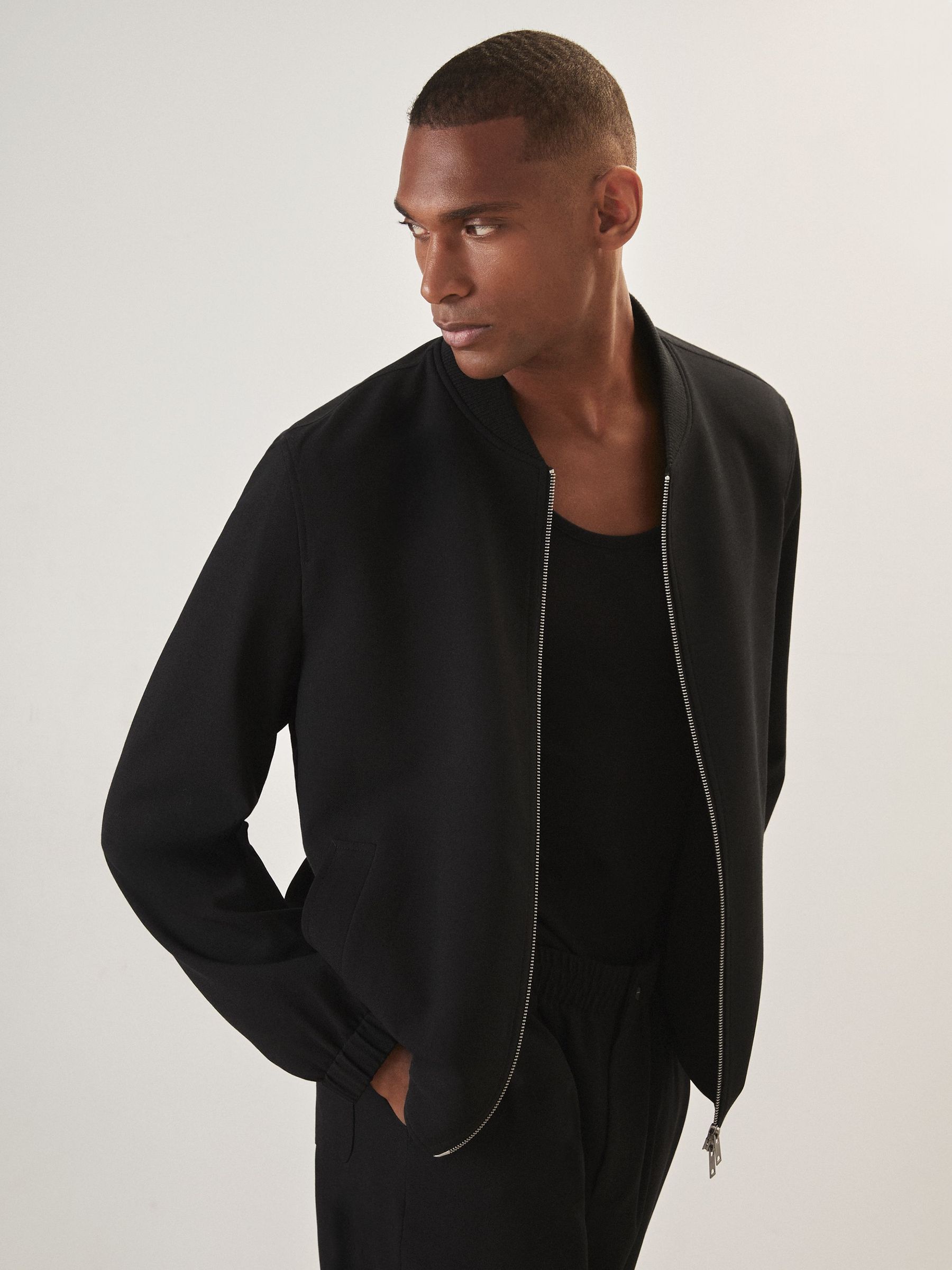 Reiss | Royal Ballet Bomber Jacket in Black (Y06931) | $495