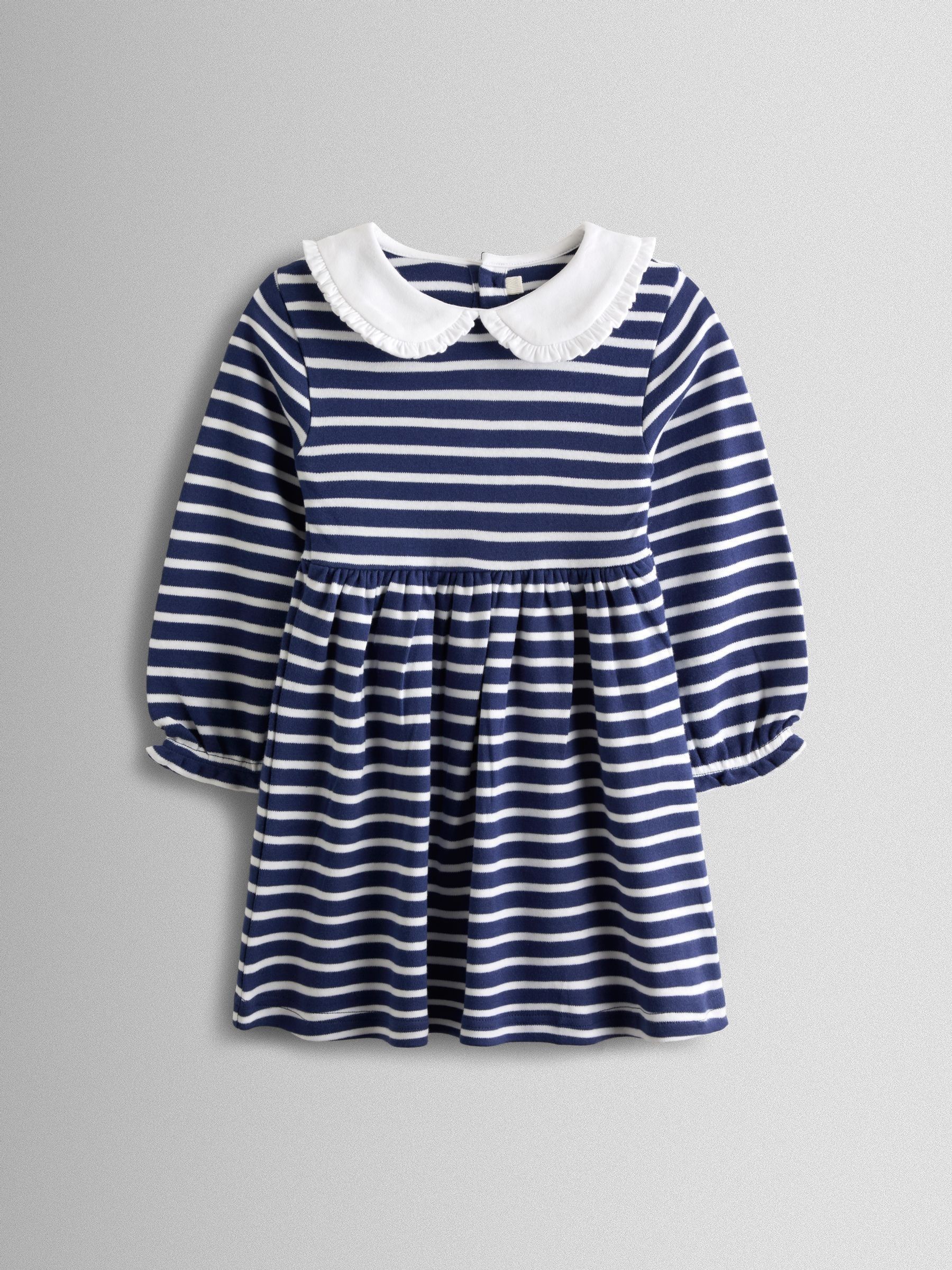 Navy Blue Classic Peter Pan Dress (Y12356) | $38 - $43