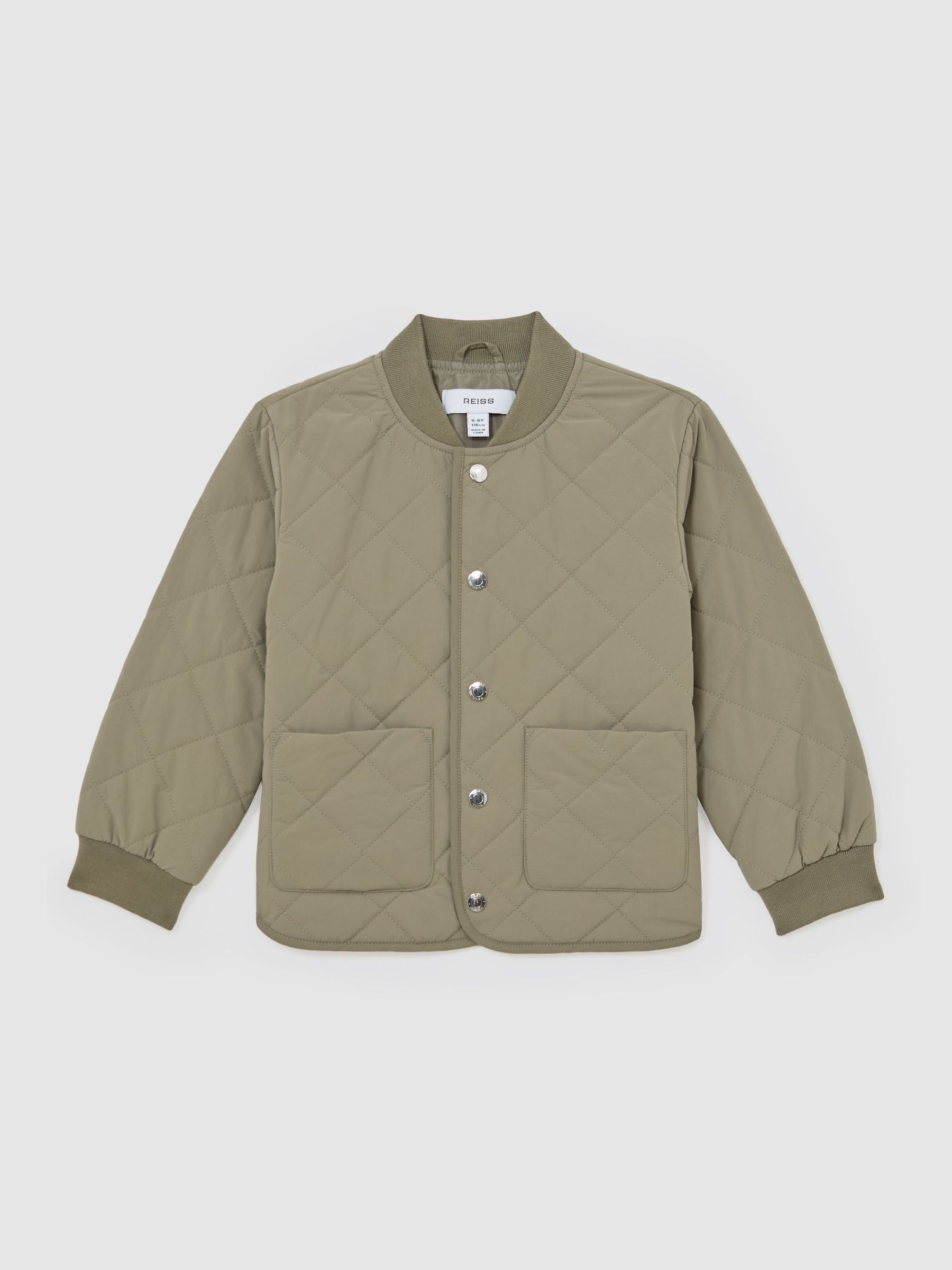 13-14 yrs Lightweight Quilted Jacket in Green (Y14419) | $115