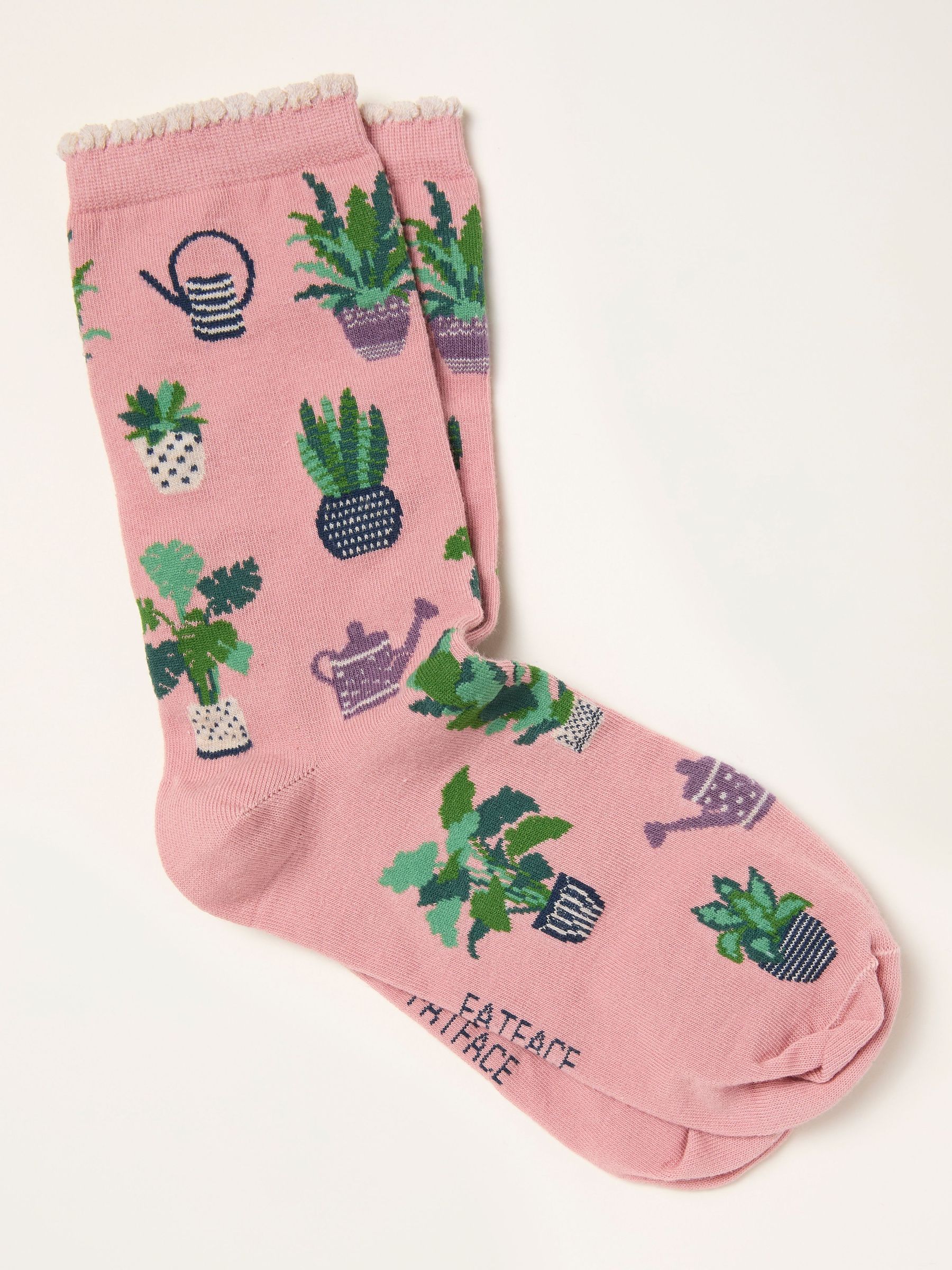 Pink Houseplant Socks (Y17814) | €9.50