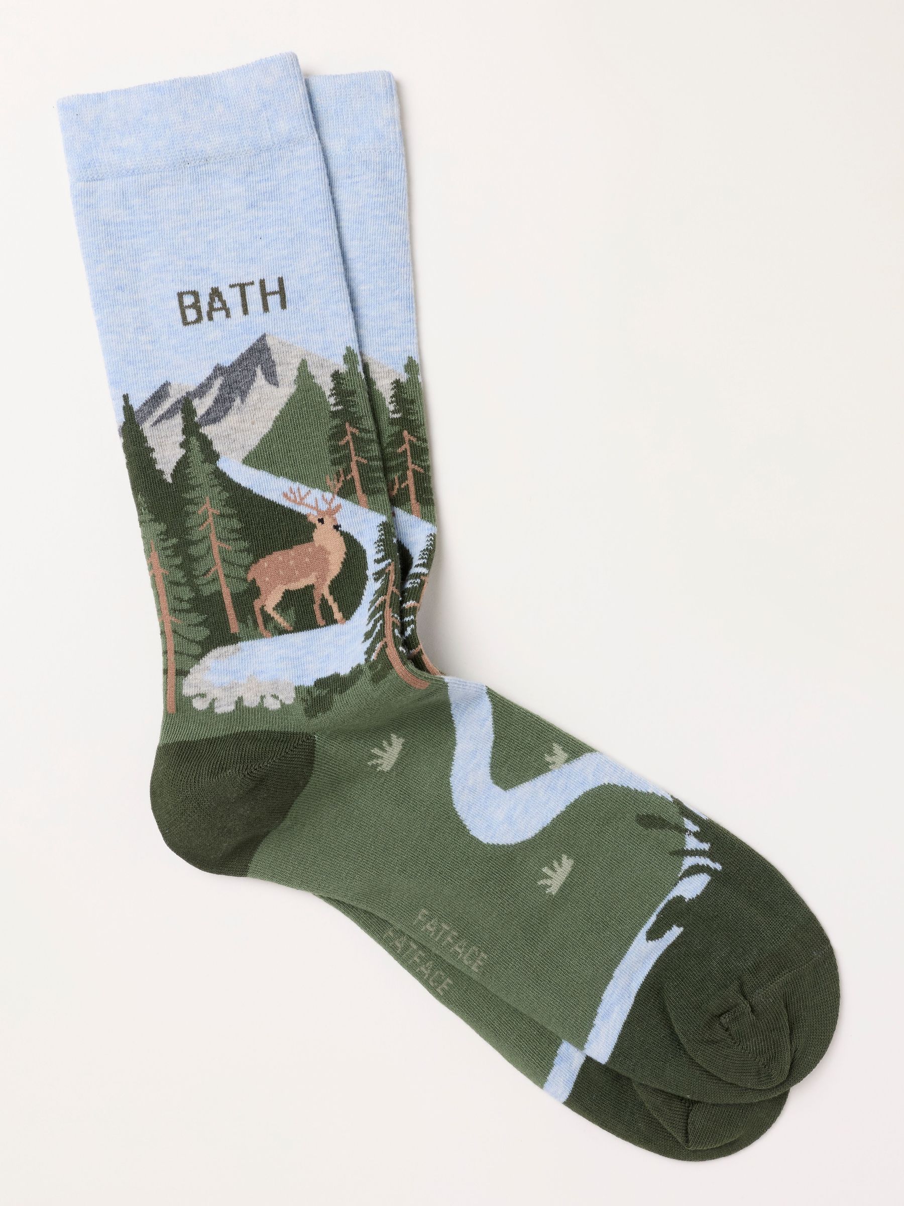 Green - Regular Bath Socks