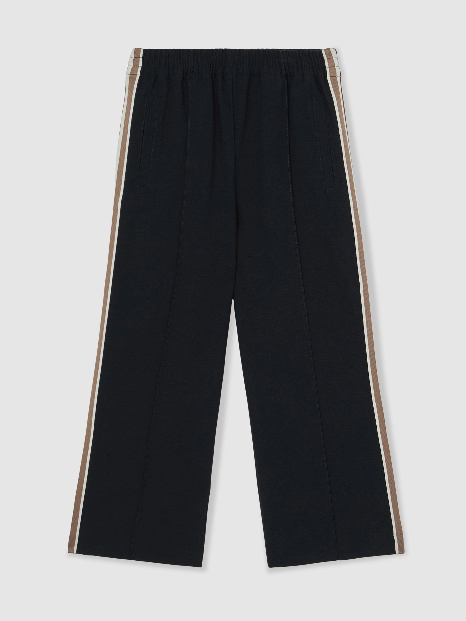 13-14 yrs Cotton Blend Side Stripe Trousers in Navy (Y26195) | $85