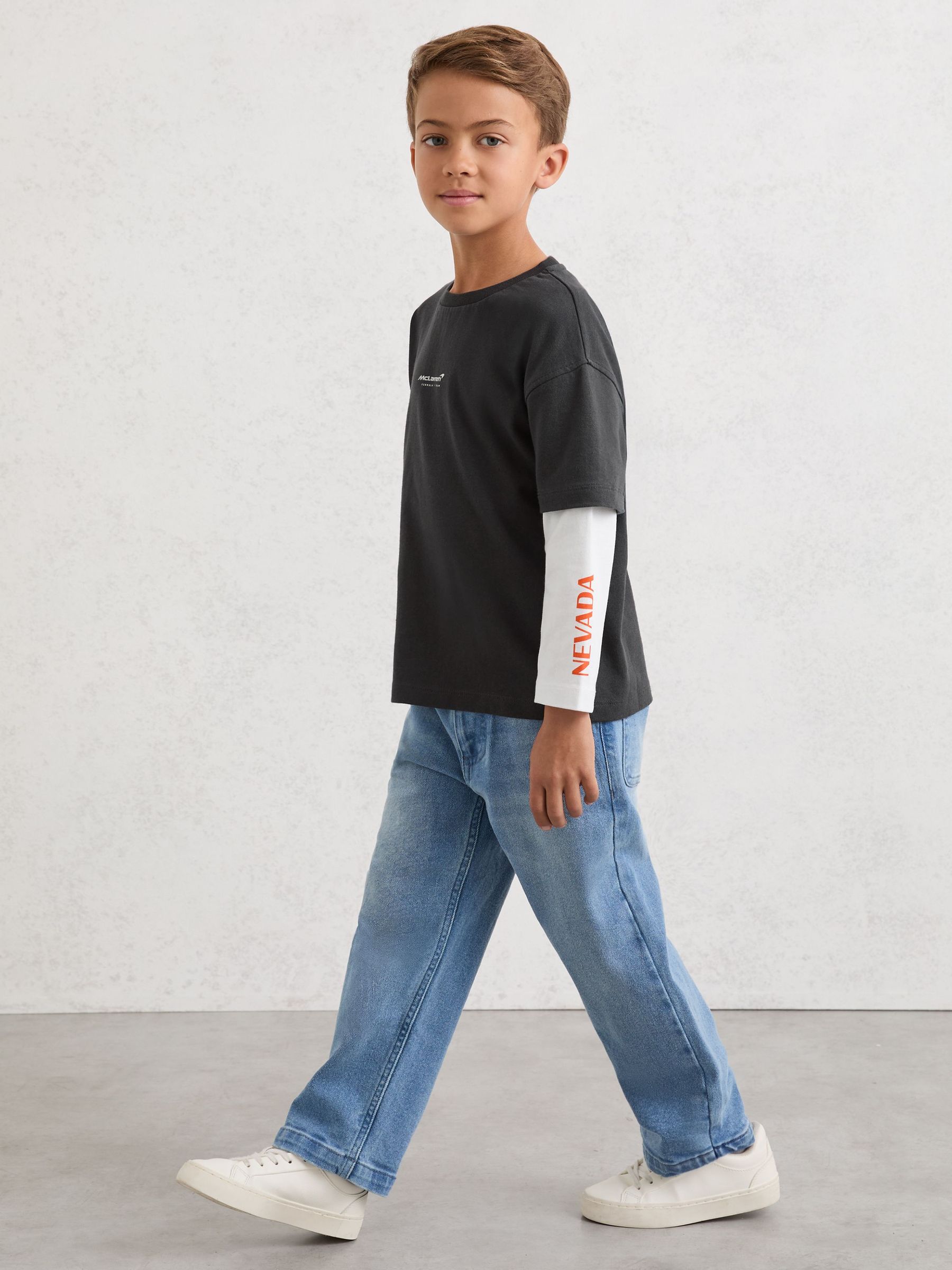 9-13 yrs McLaren F1 Team Las Vegas T-Shirt in Black (Y28500) | $55