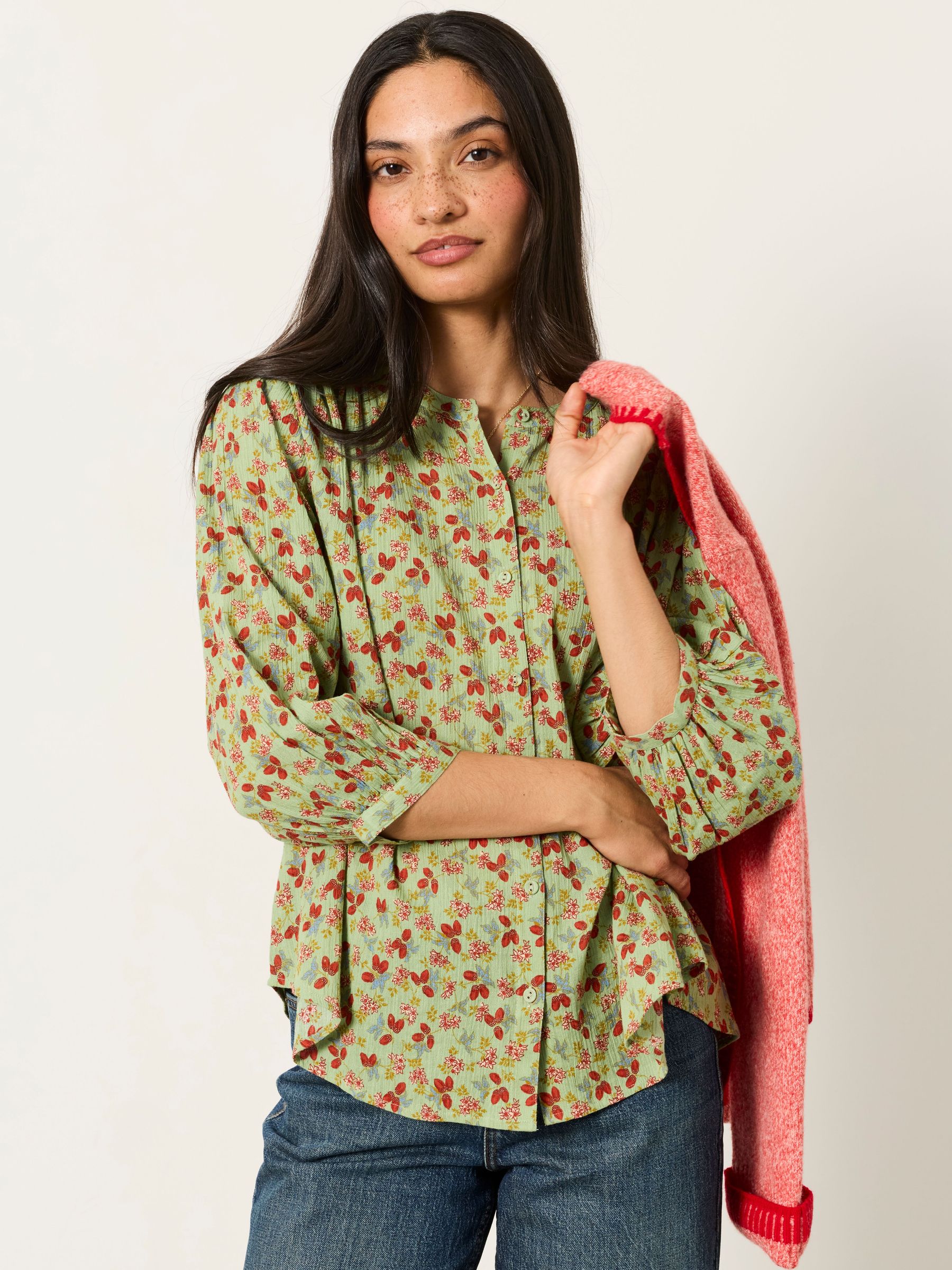 Sage Green Acorn - Blouse