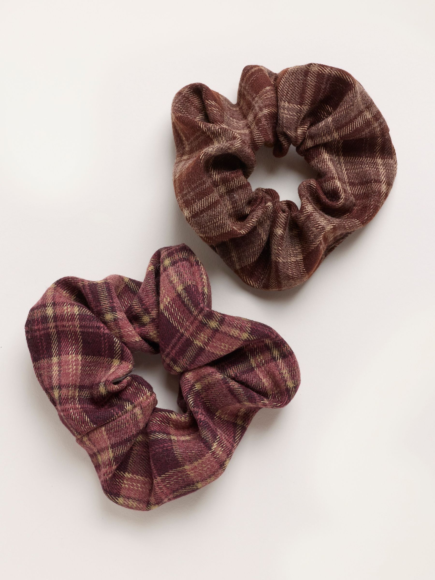 Multi - Check Scrunchies