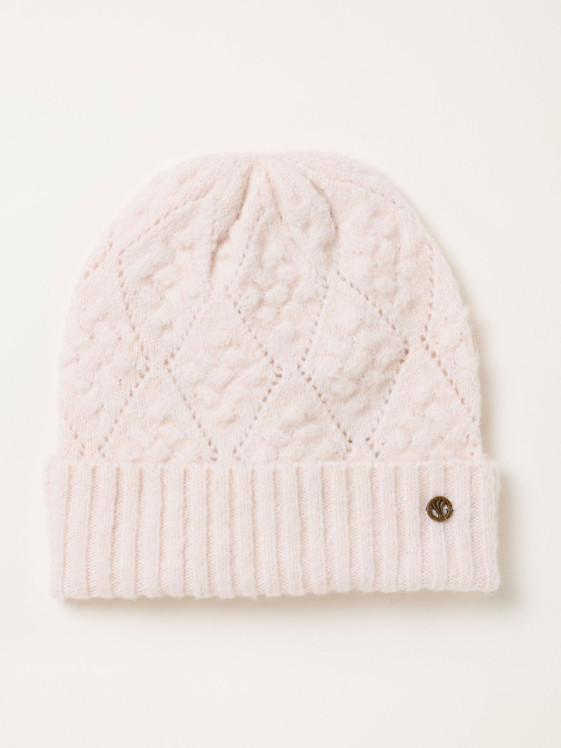 Ivory - Pointelle Beanie