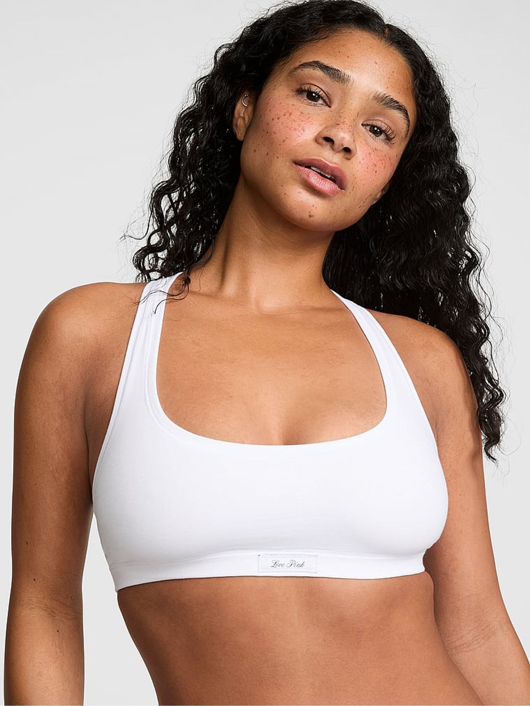 White - Cotton Bralette