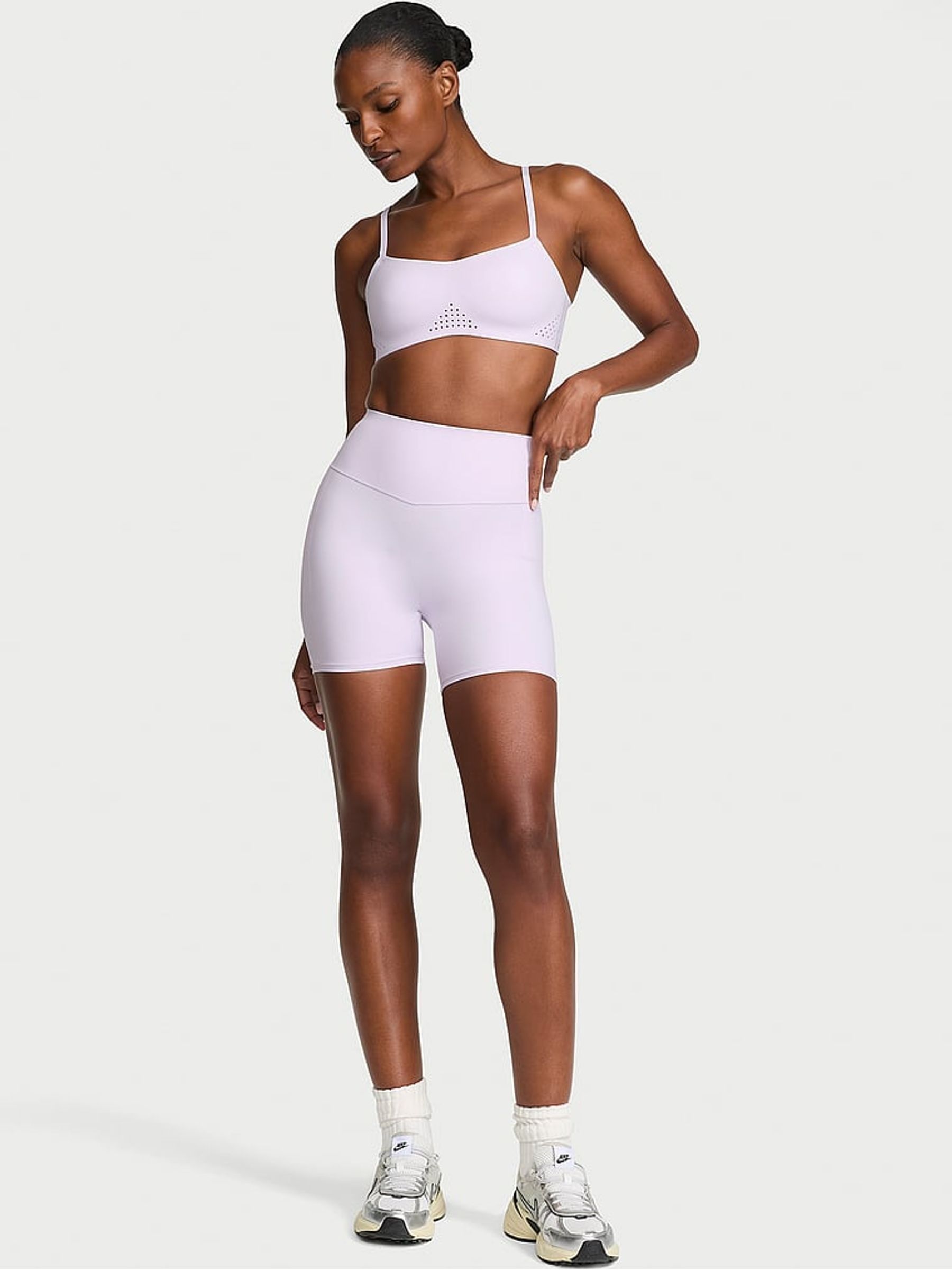 Purple Whisper - Elevate™ High Rise Cycling Shorts